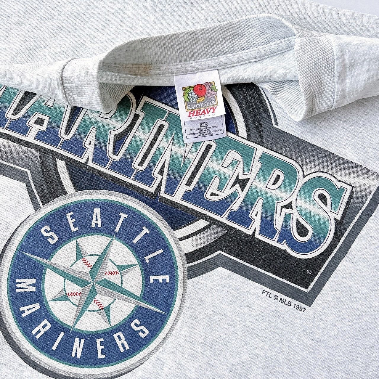 Fruit Of The Loom × Vintage 90s Seattle Mariners MLB t-shirt/ XL Size US XL / EU 56 / 4 - 8 Thumbnail