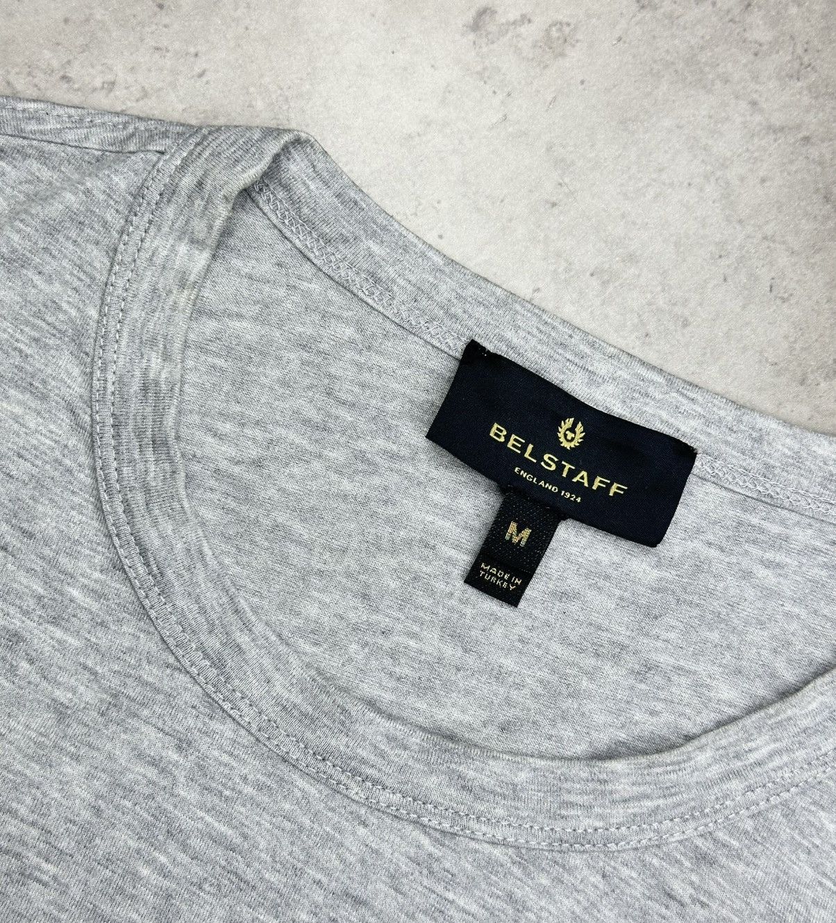 Belstaff Belstaff Mens Long Sleeve Cotton T-Shirt Gray Size M Size US M / EU 48-50 / 2 - 4 Thumbnail