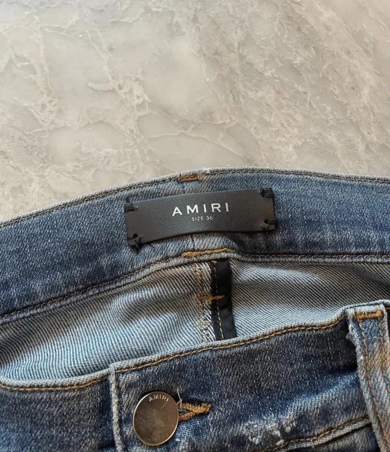 Amiri Amiri 16 shadow ppx1 patched denim Size US 36 / EU 52 - 2 Thumbnail