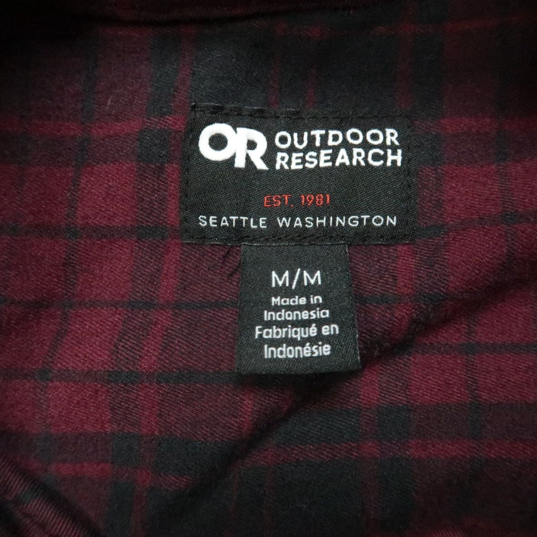 Outdoor Research Outdoor Research Shirt Men Medium Red Buffalo Plaid Kulshan Flannel Long Sleeve Button-Up Shirt Mens Regular Fit Cardigan? Size US M / EU 48-50 / 2 - 3 Thumbnail