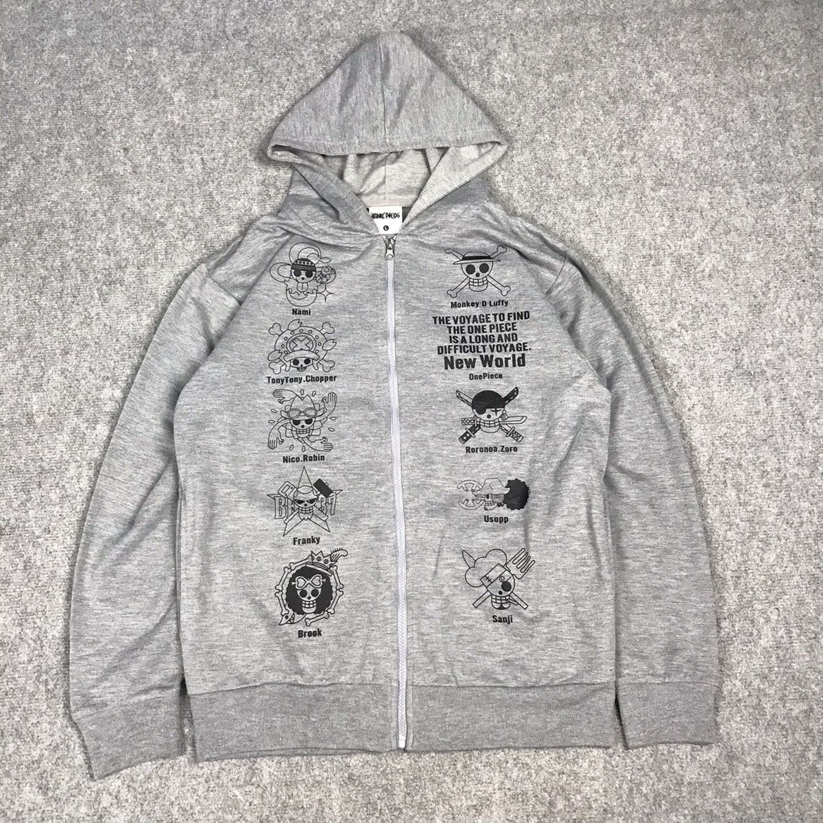 Japanese Brand × One Piece ONE PIECE ANIME JAPAN ZIPPER HOODIES JACKET Size US L / EU 52-54 / 3 - 2 Thumbnail