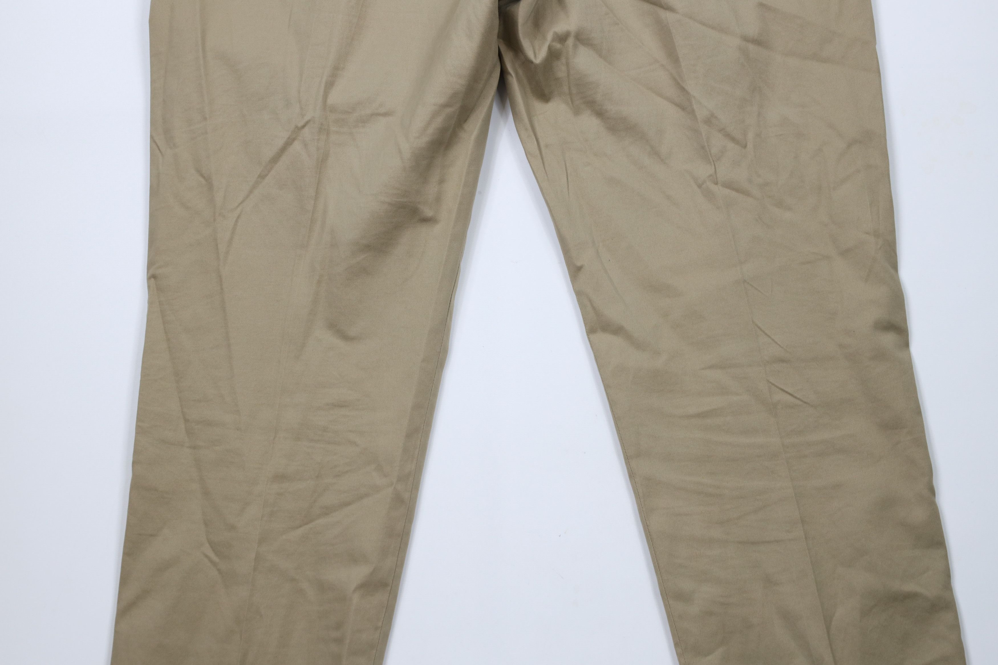 J.Crew × Vintage J Crew Bowery Classic Fit Flat Front Chino Pants Beige Size US 36 / EU 52 - 13 Thumbnail