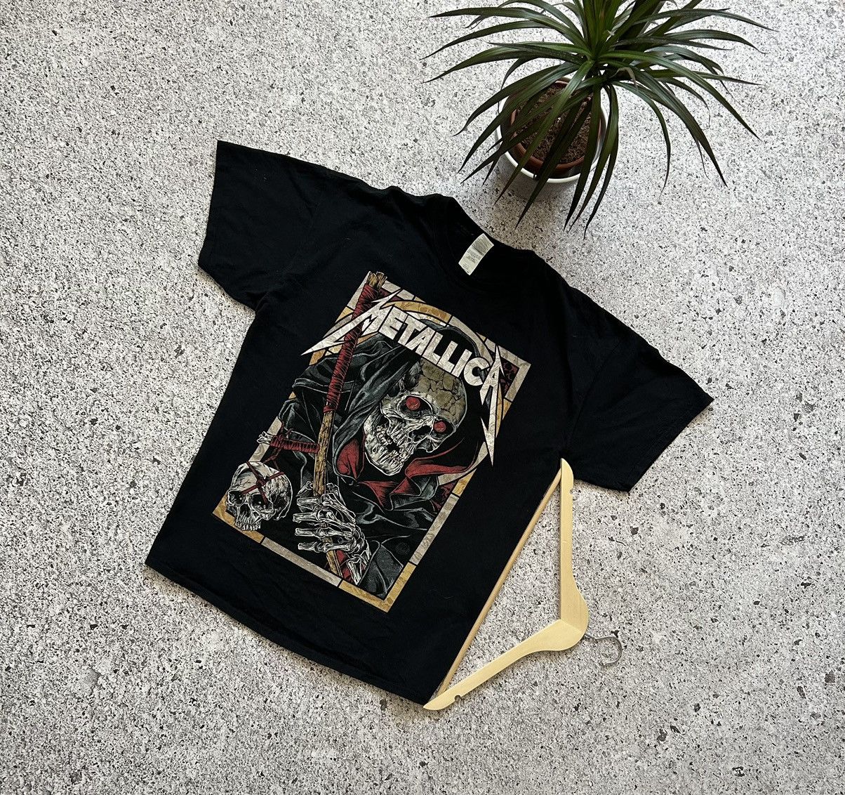 Band Tees × Metallica × Vintage Vintage 2018 Band Metallica Skull Death Metal Rock T-Shirt Size US XL / EU 56 / 4 - 1 Thumbnail