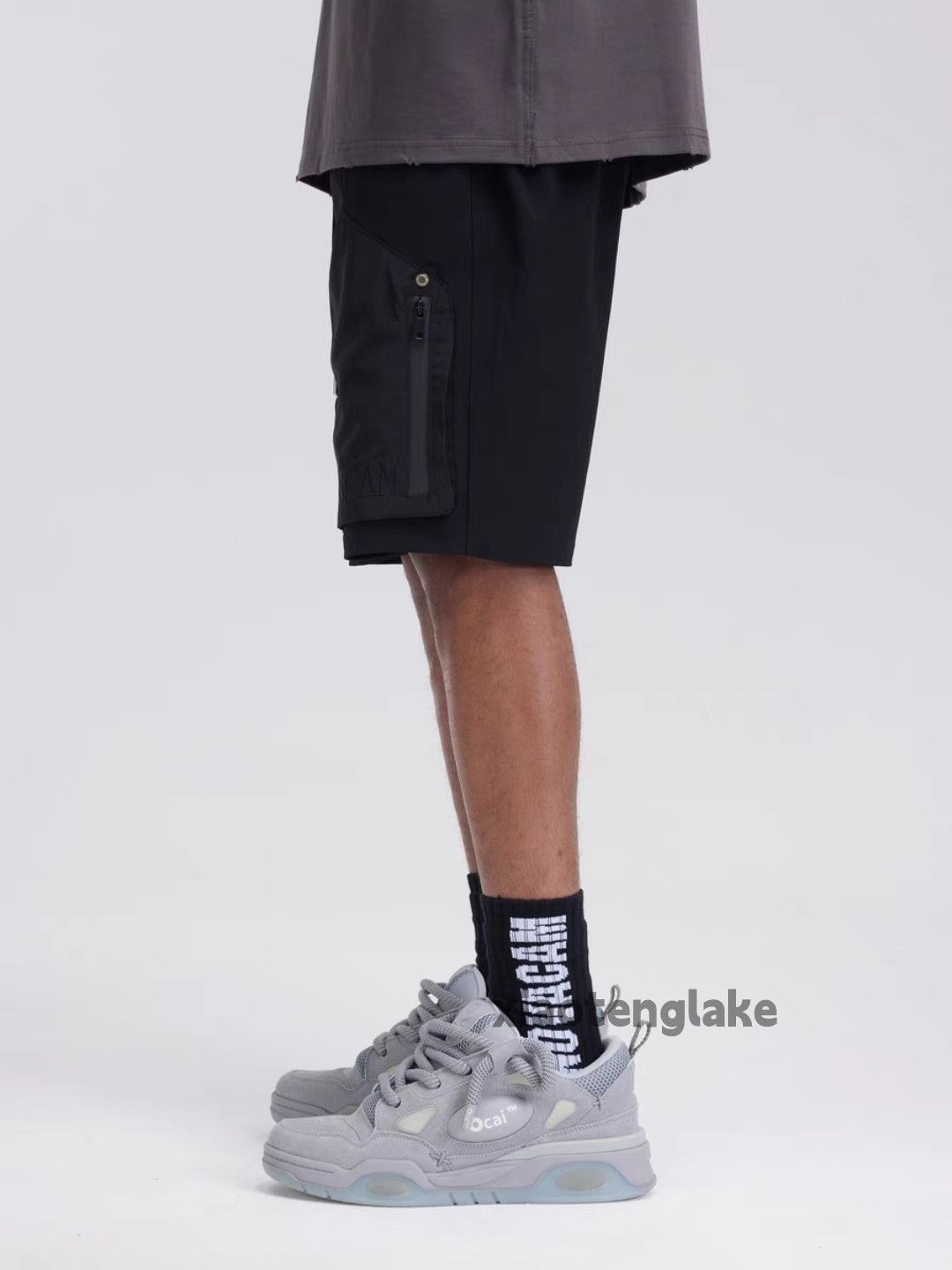 Designer × Japanese Brand × Vintage Utility skate hiphop loose baggy hiphop sports shorts Size US 34 / EU 50 - 3 Thumbnail