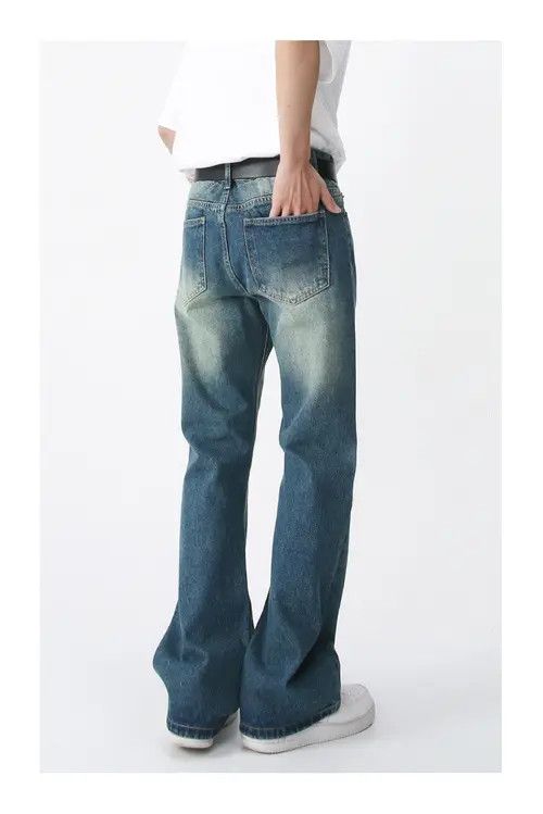 Other Vintage distressed flared straight jeans Size US 32 / EU 48 - 4 Thumbnail