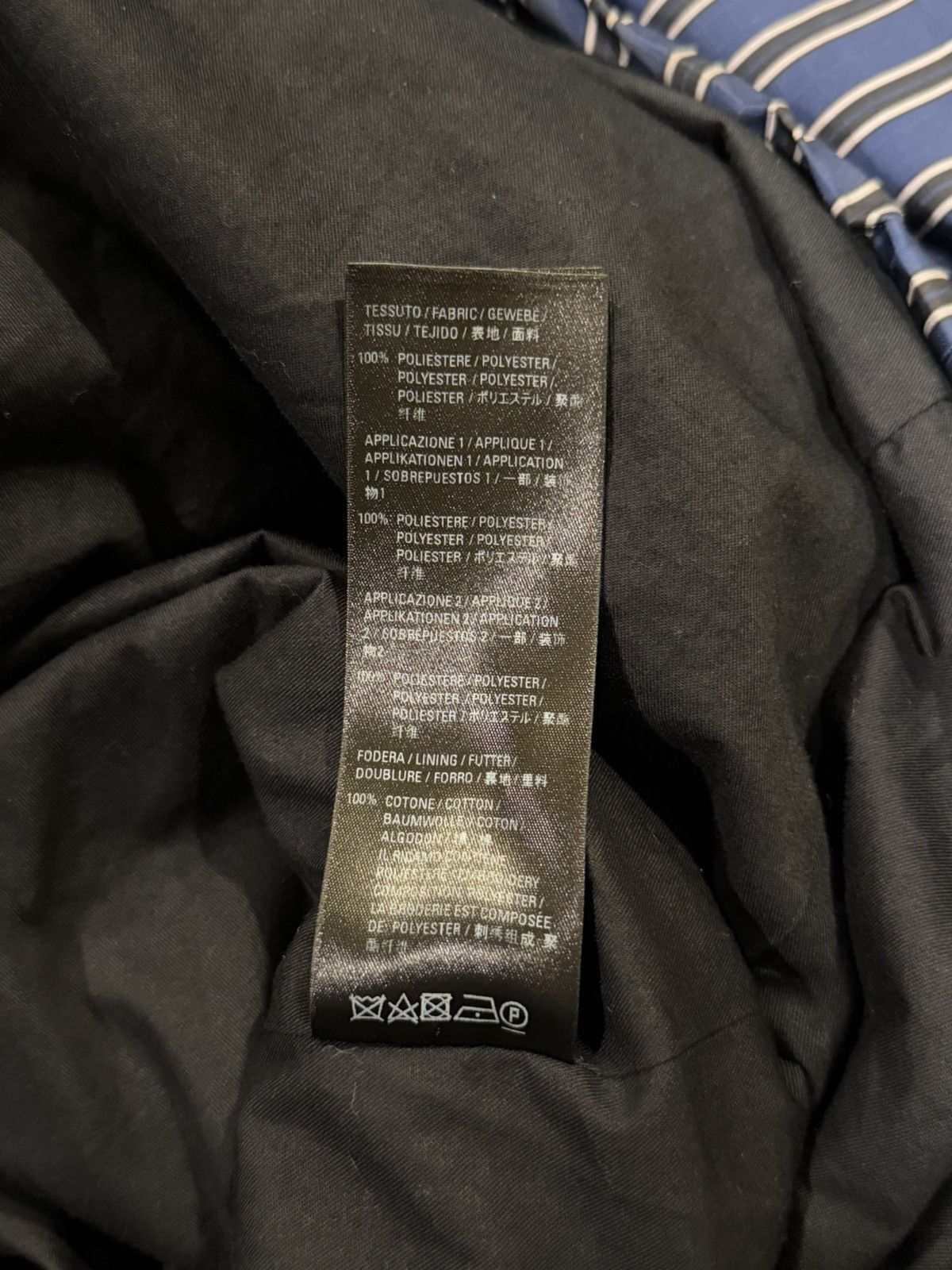 Balenciaga Balenciaga Ripstop Oversized Blue Striped 2020 Parka Jacket Size US S / EU 44-46 / 1 - 18 Thumbnail