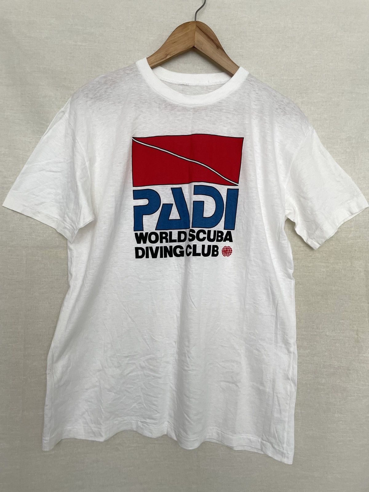 Seiko Vintage Padi World Scuba Diving Club Promo Tshirt Size US M / EU 48-50 / 2 - 2 Thumbnail