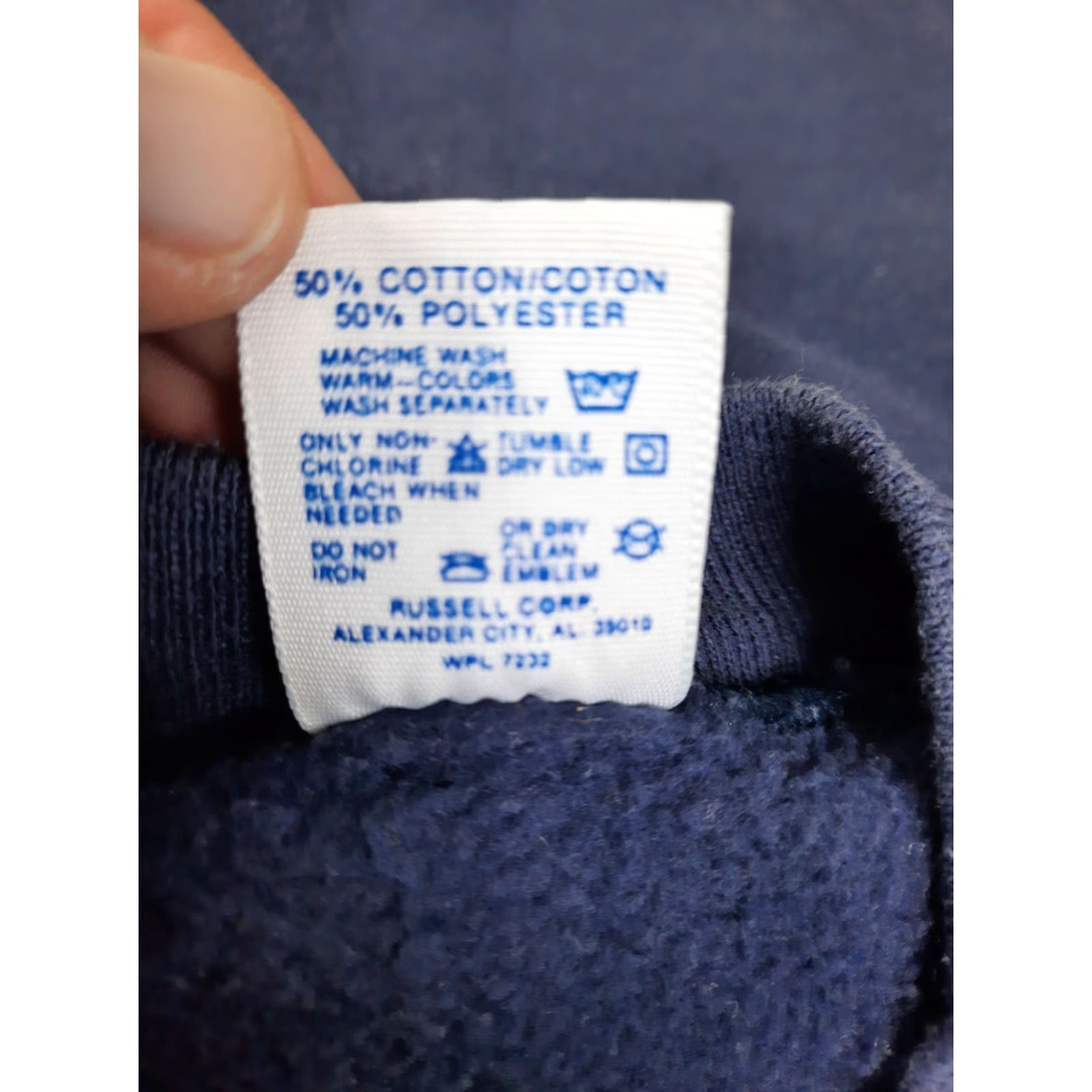 Jerzees VINTAGE Jerzees Raglan Sweatshirt Mens XL Blue Bald Eagle USA Made America Size US XL / EU 56 / 4 - 3 Thumbnail