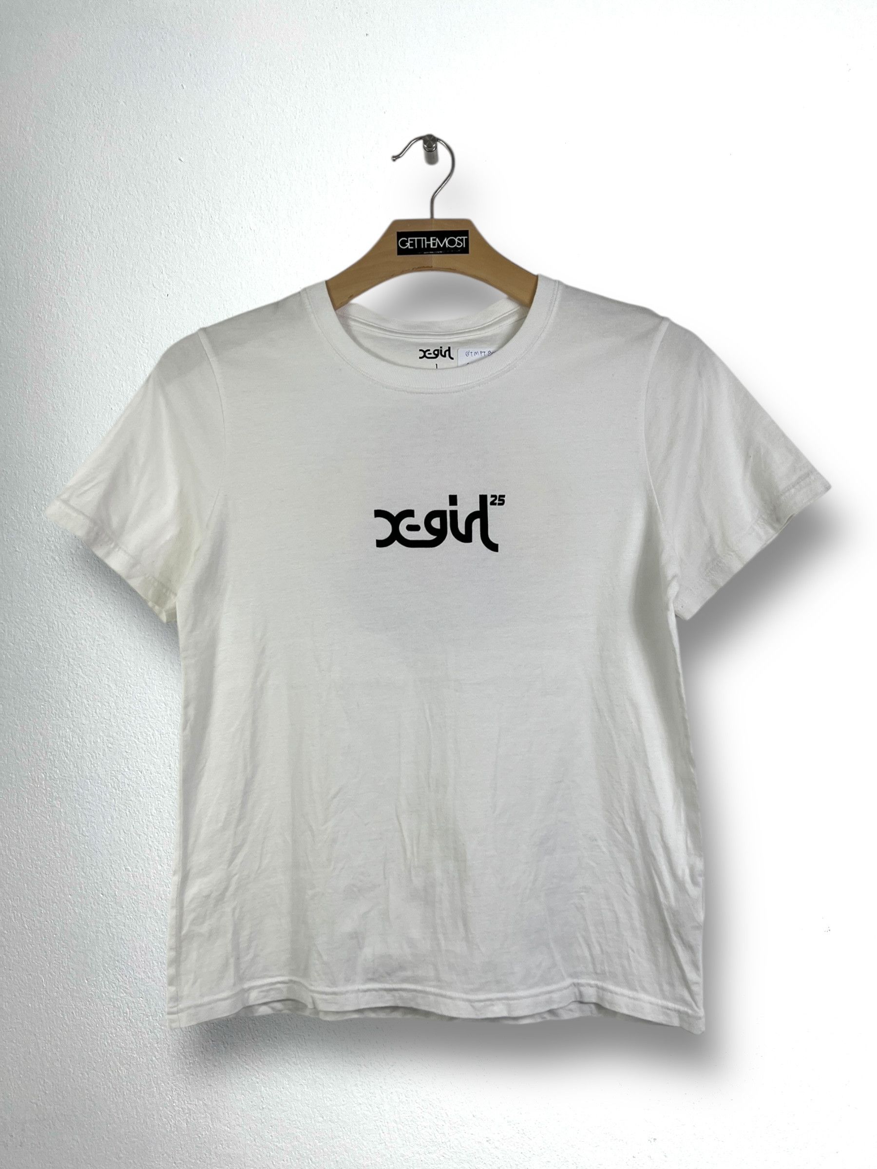 Japanese Brand × X-Girl X-Girl 25th In God We Trust Tee (1) GTMPT907 Size XS / US 0-2 / IT 36-38 - 4 Thumbnail