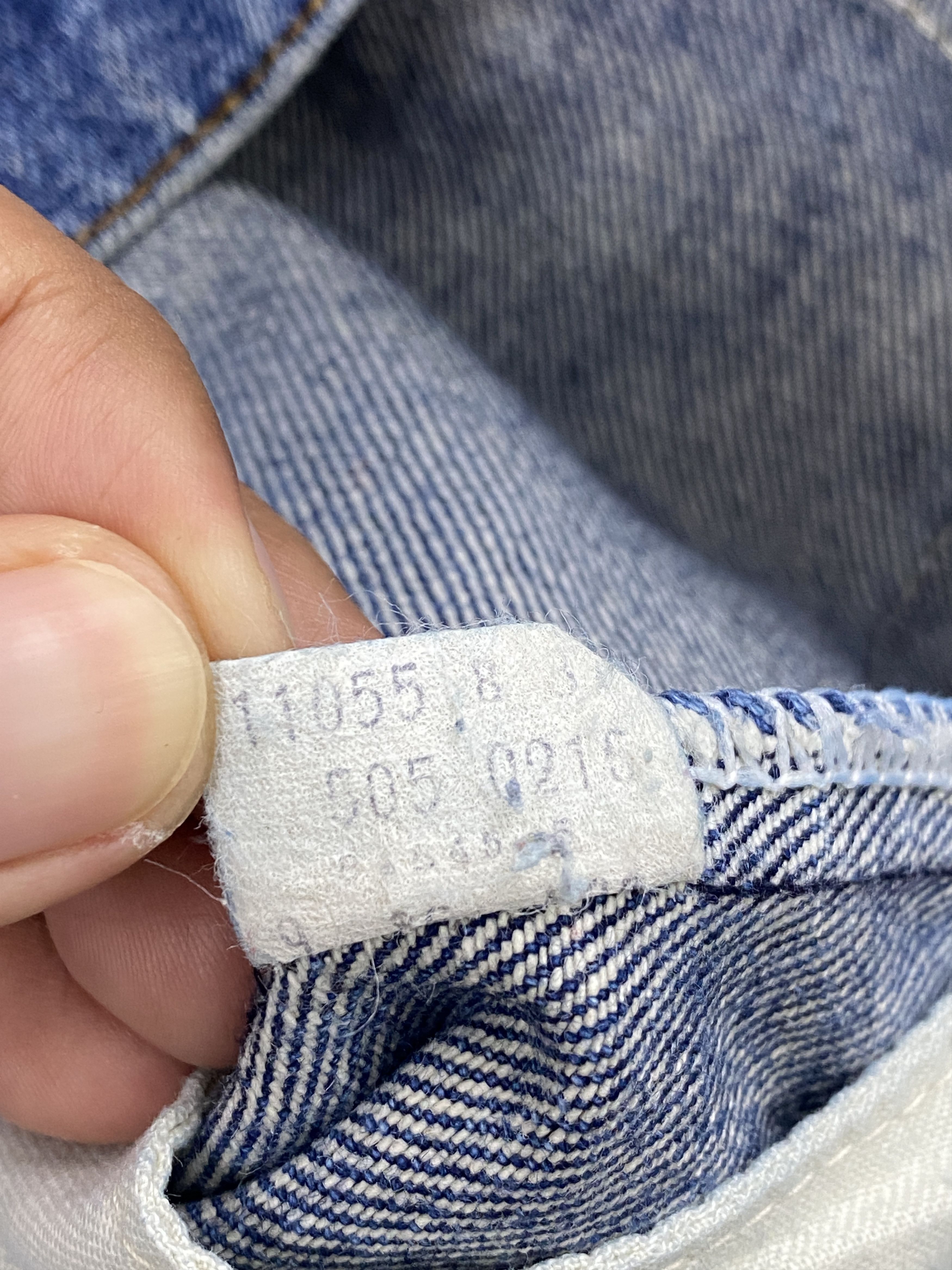 Levi's × Vintage Vintage 80s Levi's 505 Faded Blue Denim Jeans Size US 36 / EU 52 - 8 Thumbnail