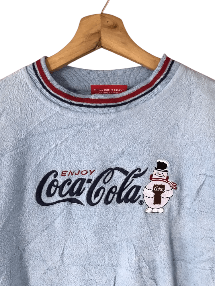 Coca Cola Vintage Coca Cola Fleece Sweatshirts Size US M / EU 48-50 / 2 - 3 Thumbnail