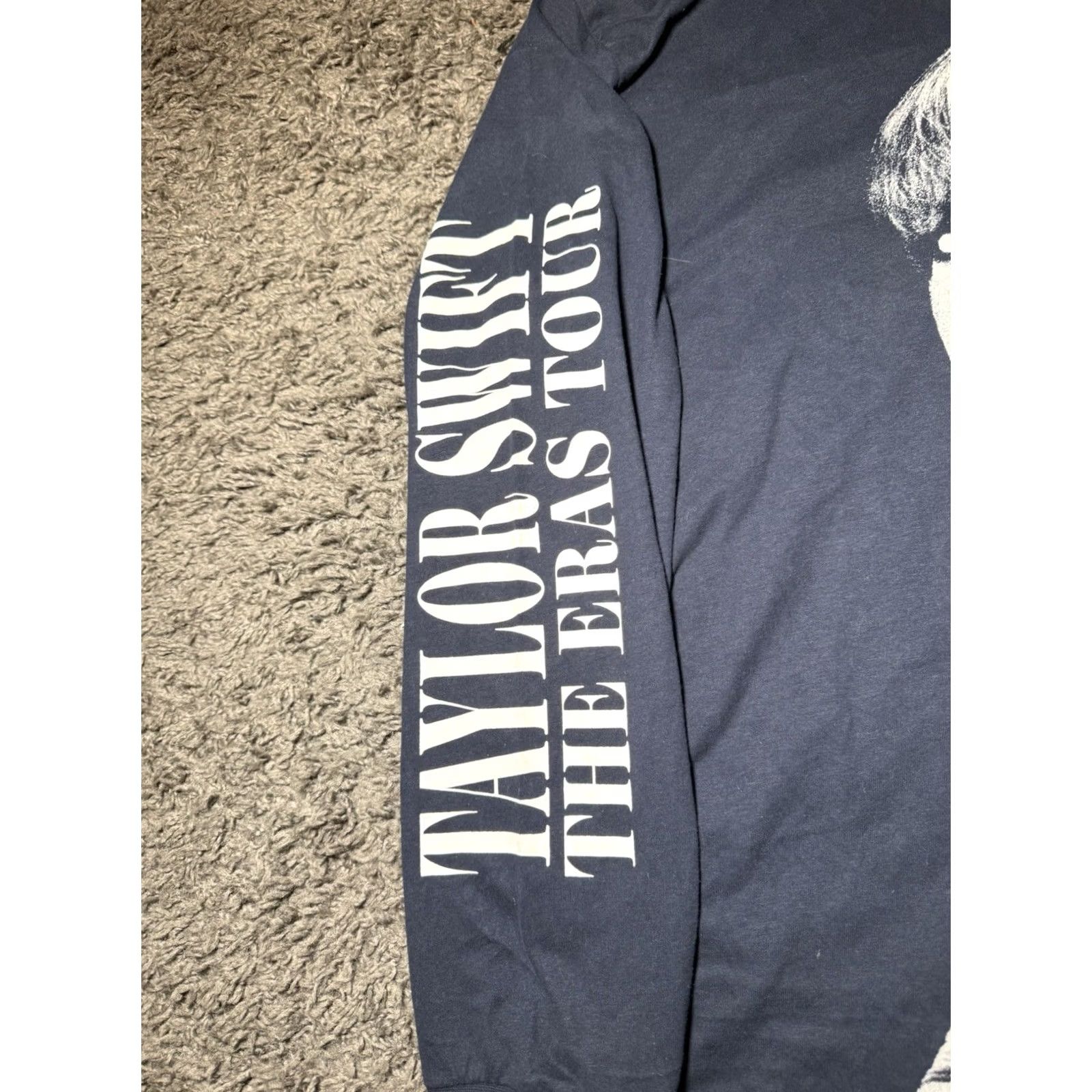 Vintage Taylor Swift The Eras Tour Adult Med Long Sleeve Shirt Official Concert Crew Neck Size M / US 6-8 / IT 42-44 - 2 Thumbnail