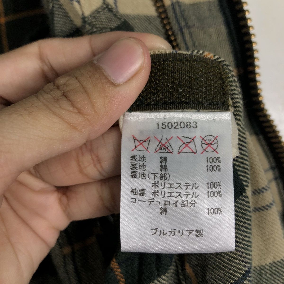 Barbour 📌Hunting Jacket Wax Barbour Blanket Tartan Multi Pocket Size US M / EU 48-50 / 2 - 21 Thumbnail