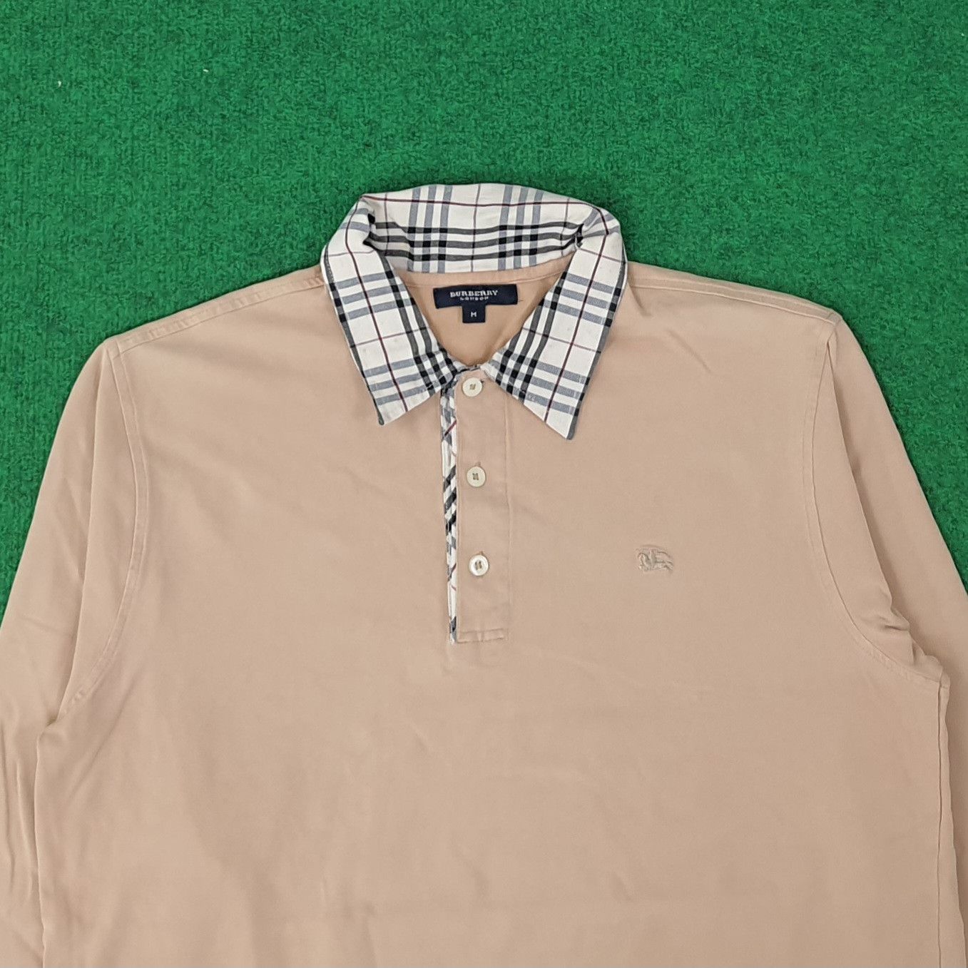 Burberry Vintage Burberry London Nova Check Polo Shirt C249N9 Size US M / EU 48-50 / 2 - 2 Thumbnail