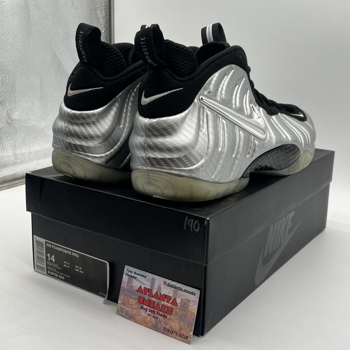 Nike Air Foamposite pro silver surfer Size US 14 / EU 47 - 5 Thumbnail