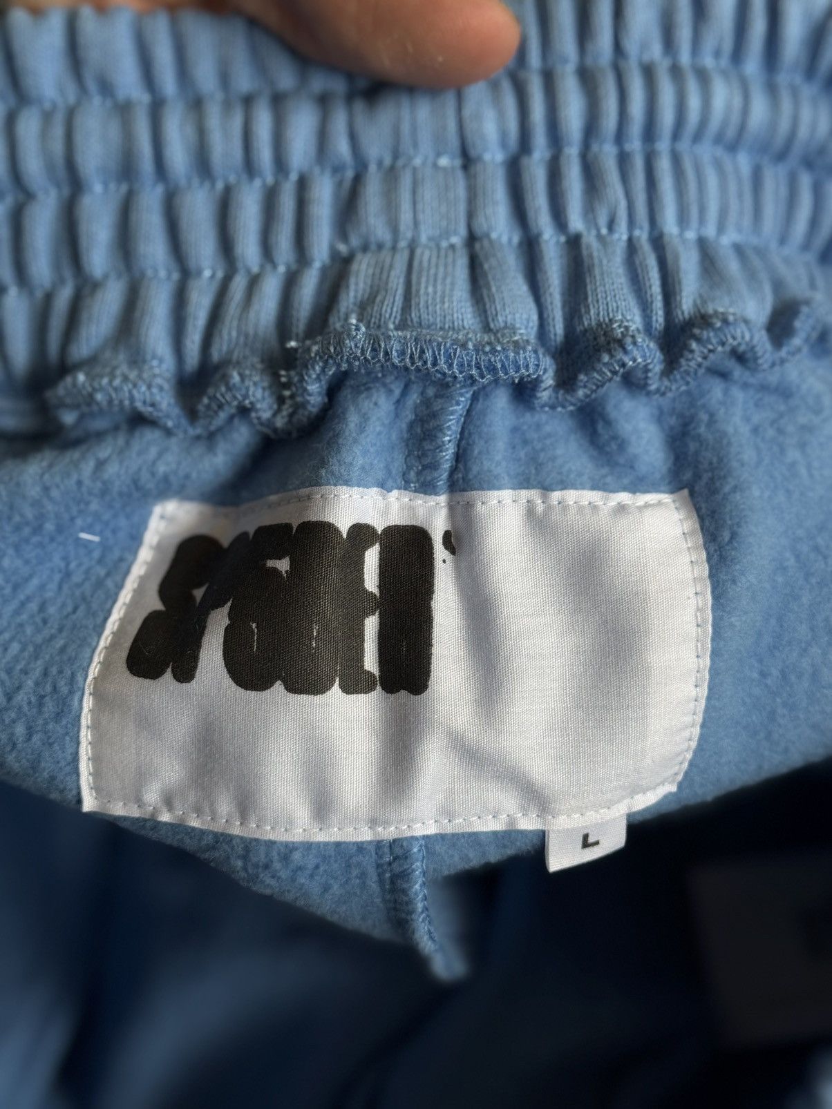Sp5der Sp5der Sweatshorts Blue Size Large (NEW) Size US 31 - 5 Thumbnail