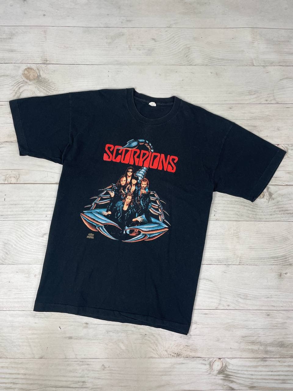 Band Tees Vintage Scorpions T-Shirt 90s Single Stitch Winterland Rock Size US L / EU 52-54 / 3 - 1 Thumbnail