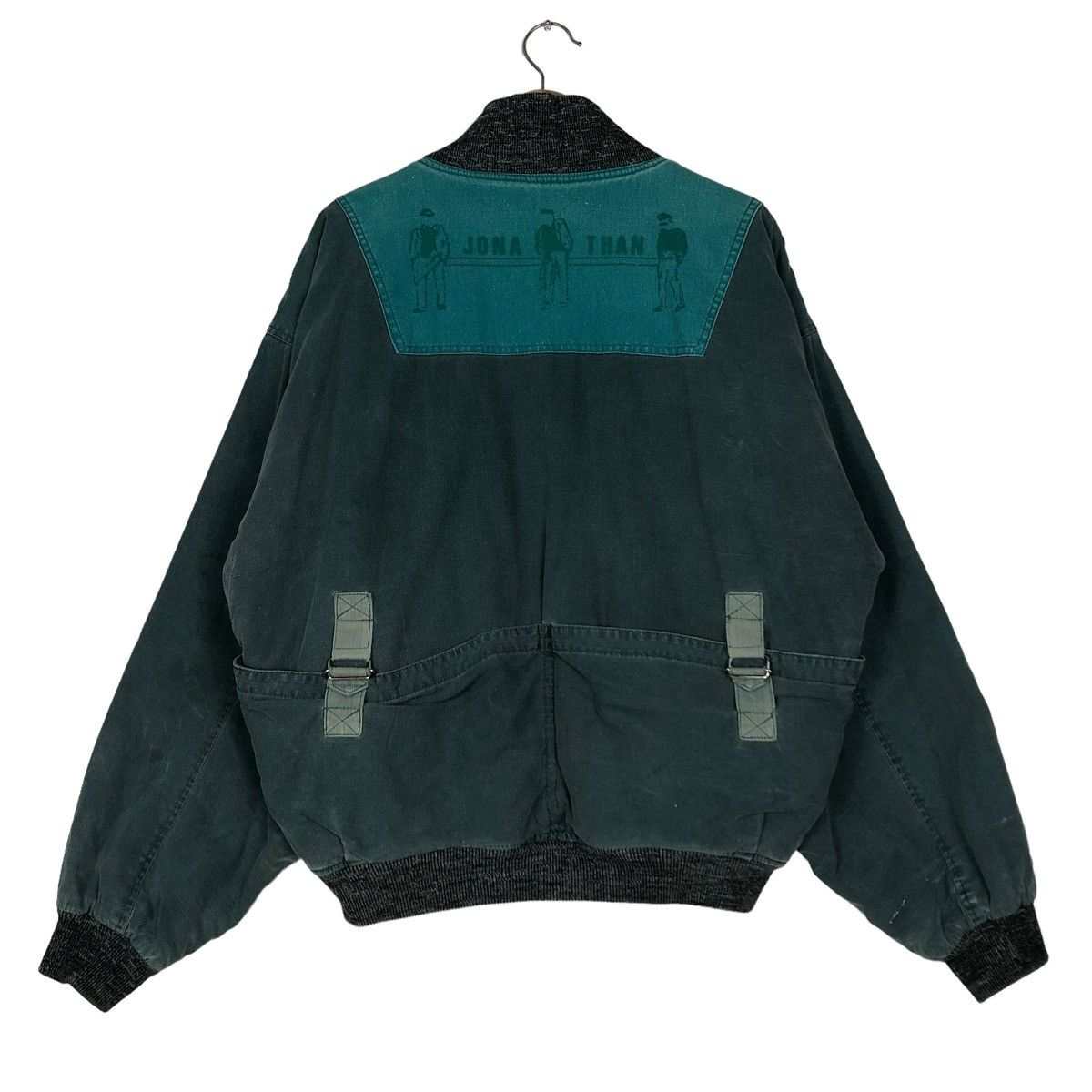 Japanese Brand 🔥Vintage Bomber Jacket Jumper King Jonathan Big Logo Size US M / EU 48-50 / 2 - 8 Thumbnail