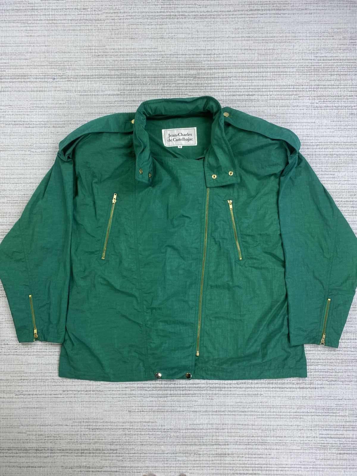 Designer × Jean Charles De Castelbajac × Vintage Vintage Jean-Charles de Castelbajac Rare Design Green Jacket Size US L / EU 52-54 / 3 - 5 Thumbnail