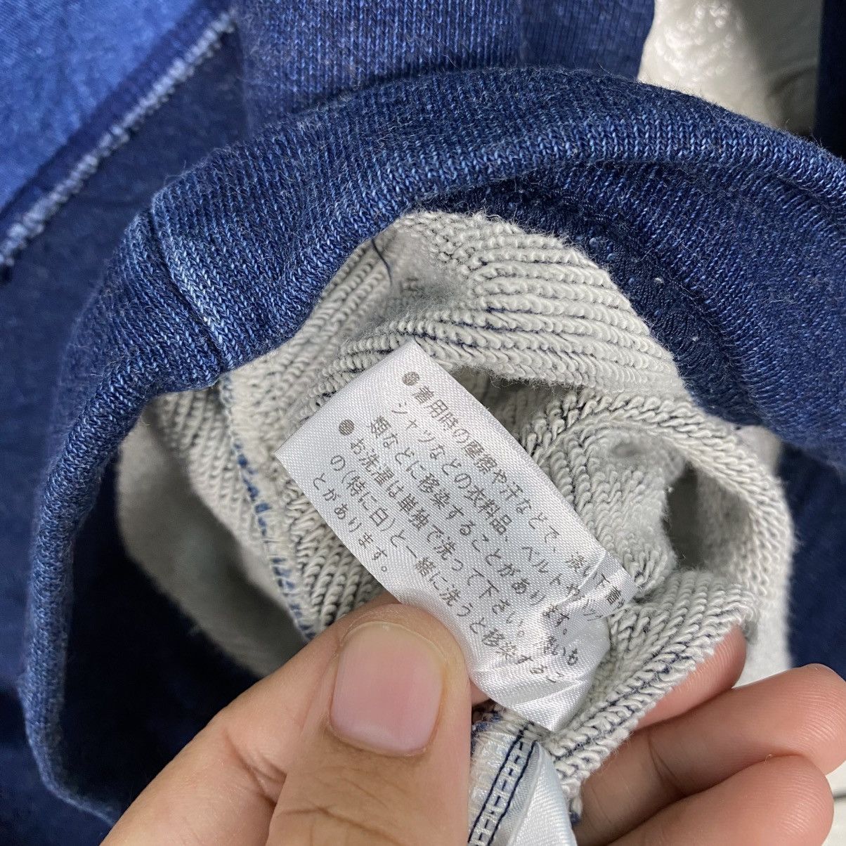 Issey Miyake Vintage Indigo Sweatshirt Hai Sporting Gear Issey Miyake Size US M / EU 48-50 / 2 - 20 Thumbnail