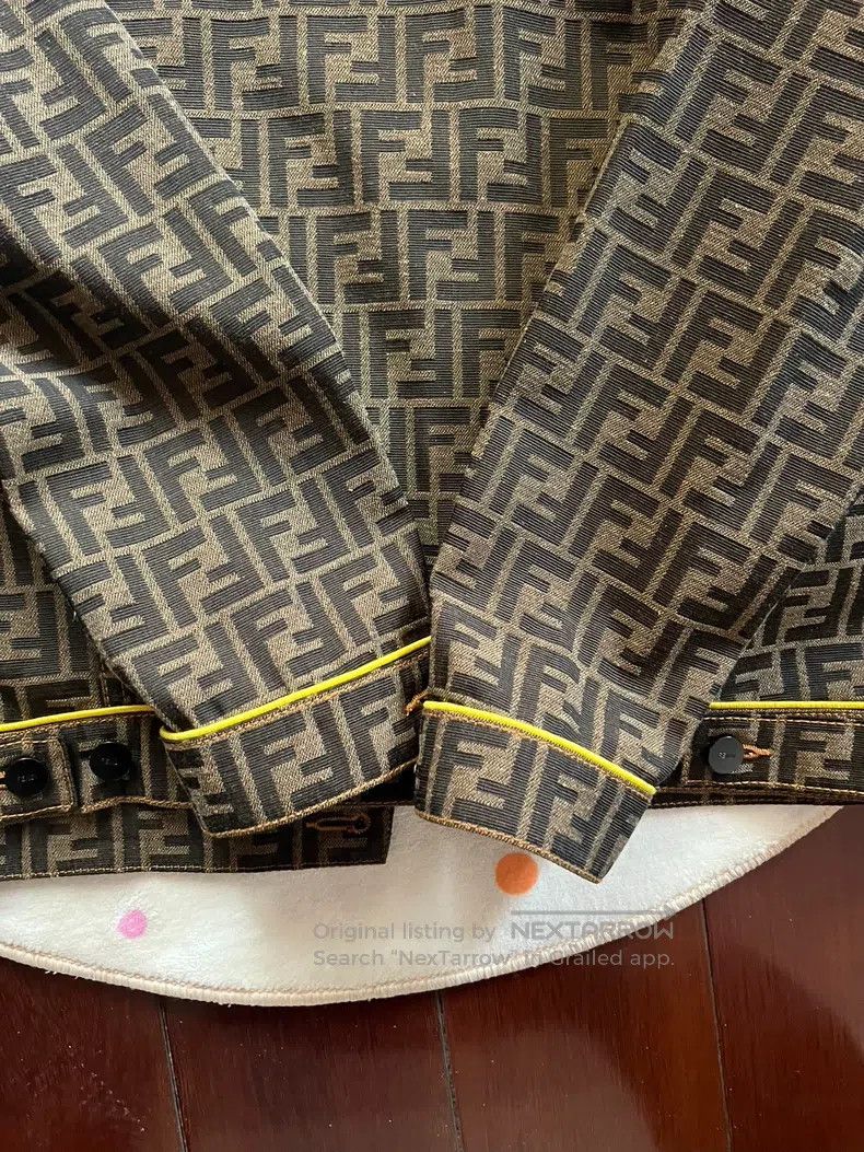 Fendi Fendi Embroidered Denim Jacket Size US M / EU 48-50 / 2 - 6 Thumbnail