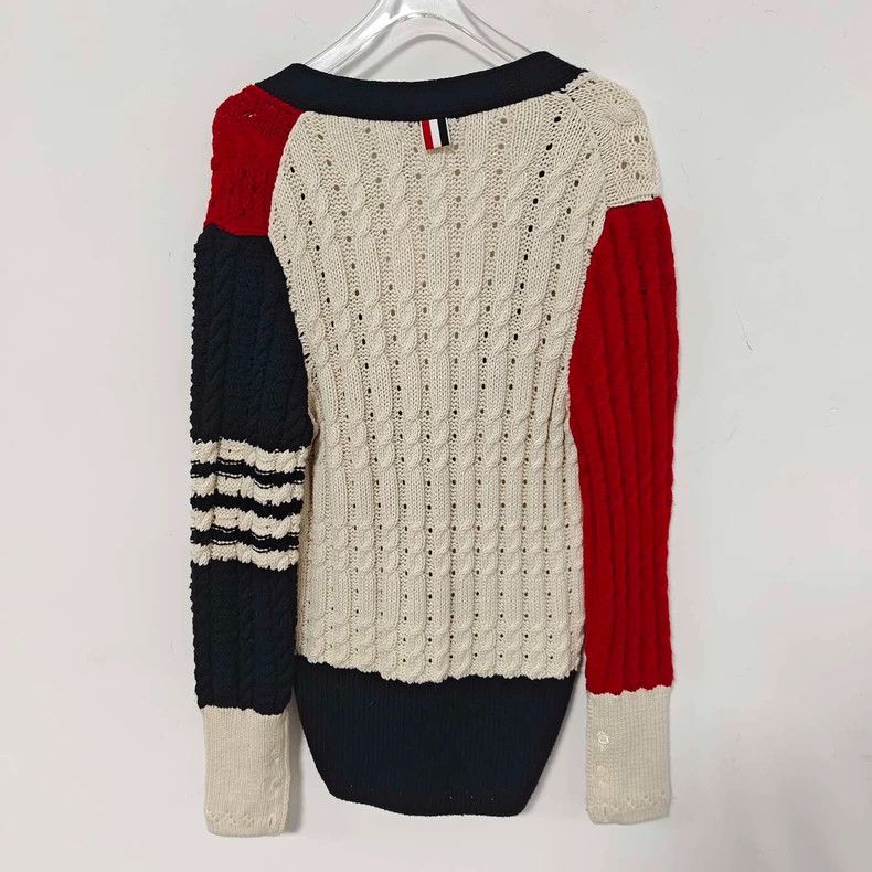 Thom Browne Thom Browne Patchwork cardigan Size US XXS / EU 40 - 3 Thumbnail