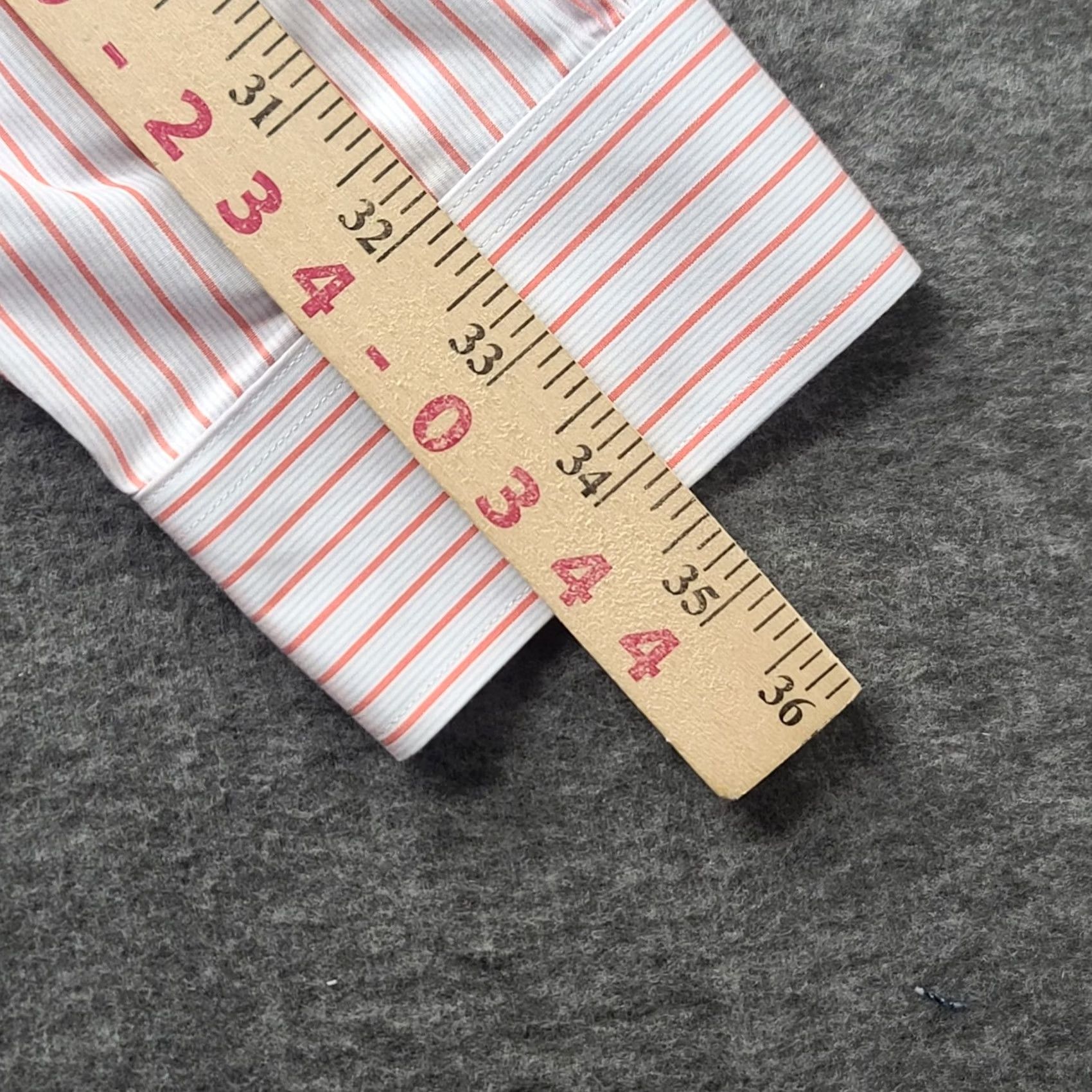 Brooks Brothers Brooks Brothers 346 Shirt Slim Fit Long Sleeve Button-Up Cotton Red Mens 17 Regular Non-Iron Size US XL / EU 56 / 4 - 5 Thumbnail