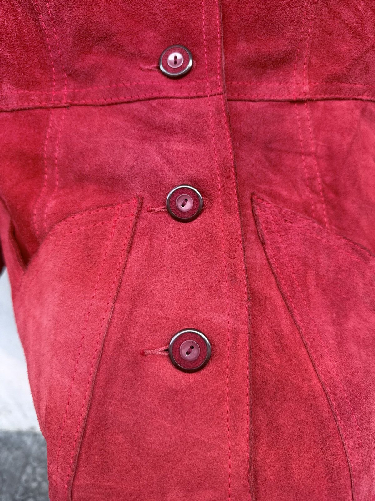 Branded Leather Vintage CAPTAIN COOK Made in Canada Leather Suede Jacket Size M / US 6-8 / IT 42-44 - 4 Thumbnail