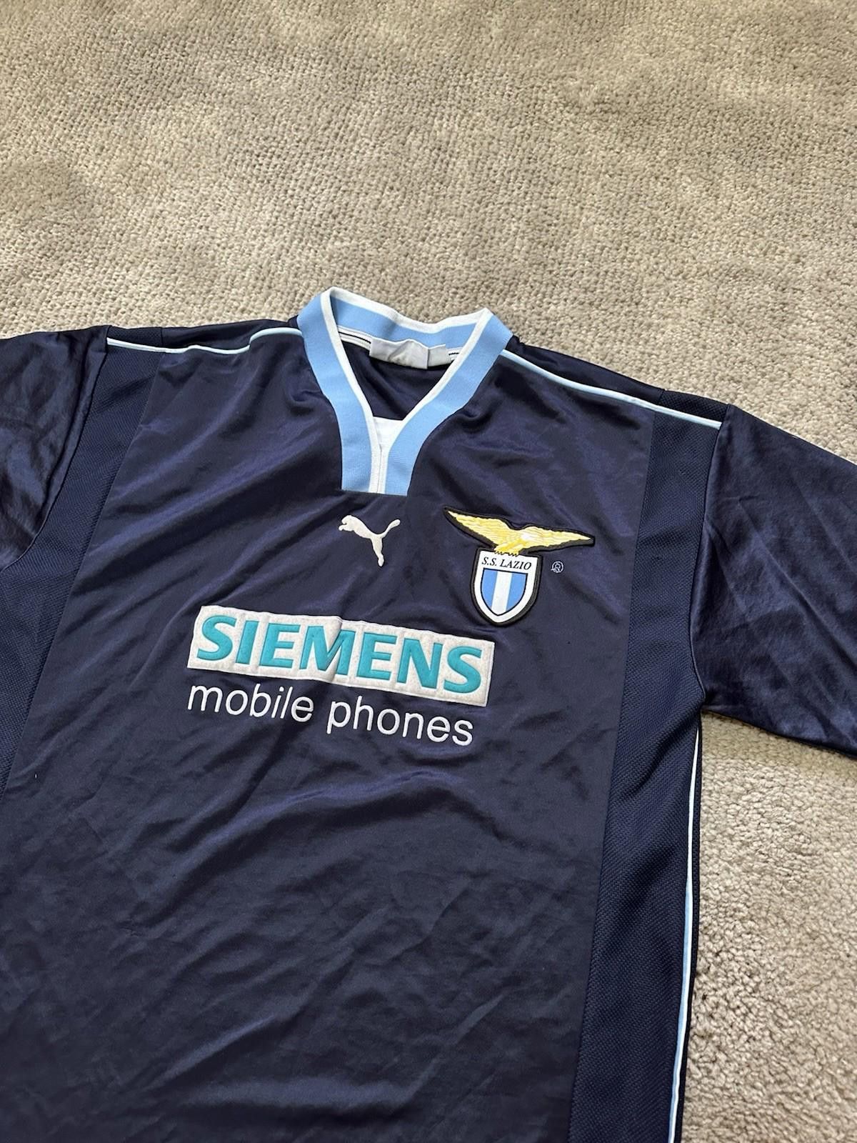 Puma Lazio 2000/01 Away Football Shirt Soccer Jersey Sz XL