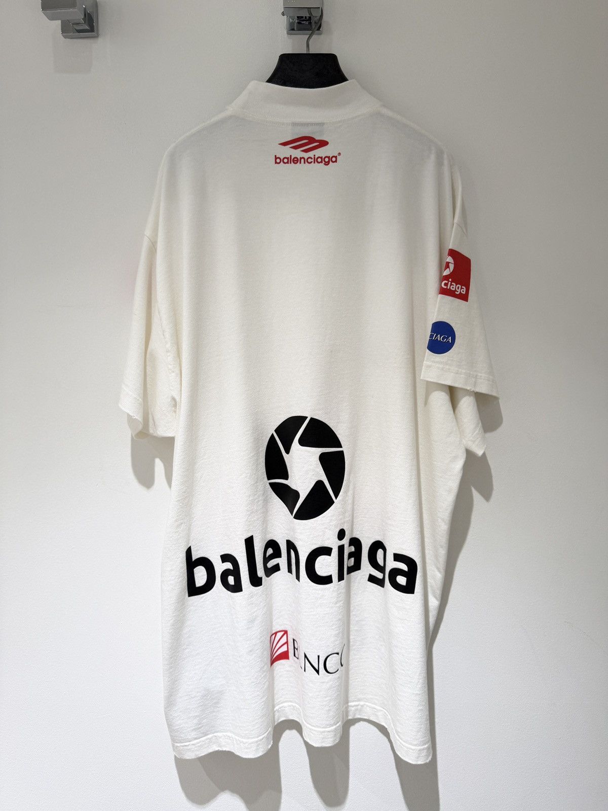 Balenciaga Balenciaga Top Racer Oversized T shirt Size US L / EU 52-54 / 3 - 5 Thumbnail
