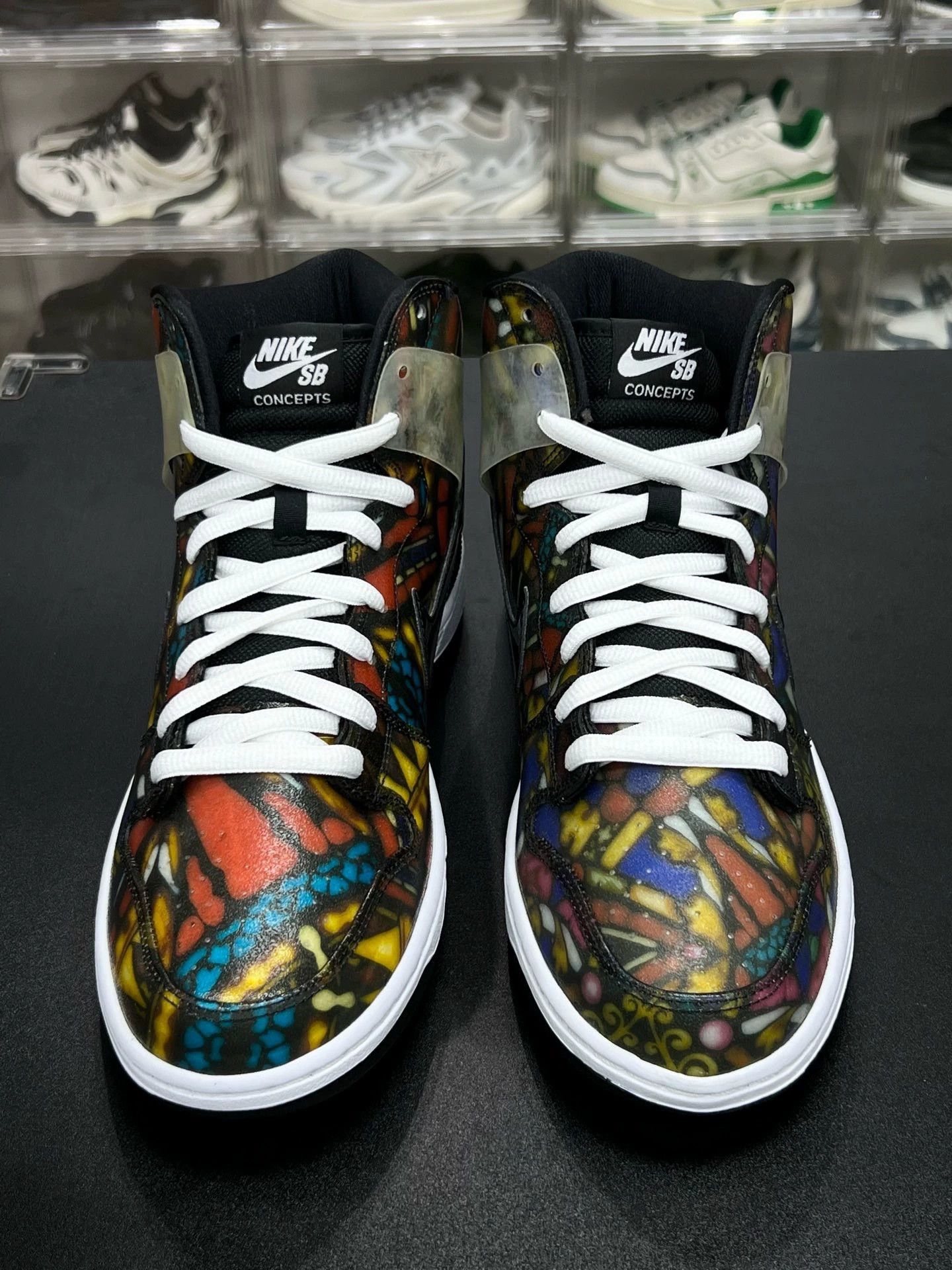 Nike nike concepts dunk stained glass sneakers Size US 10.5 / EU 43-44 - 2 Thumbnail