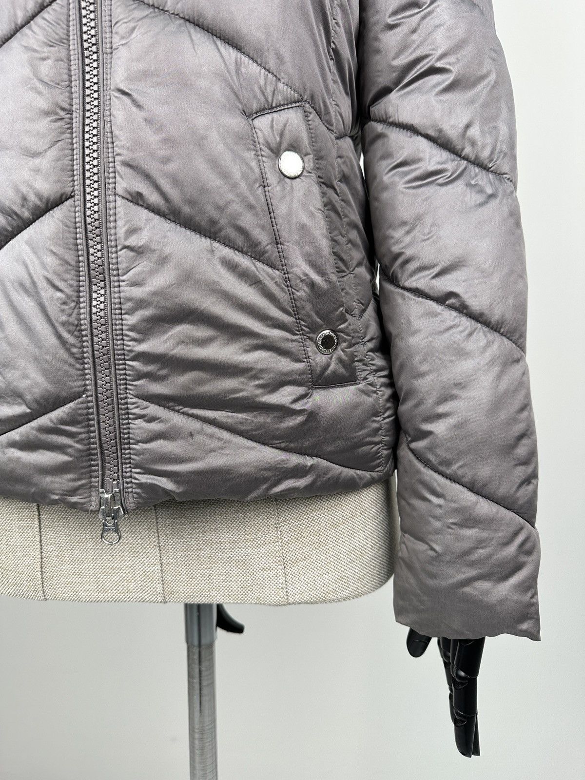 Barbour BARBOUR INTERNATIONAL Motegi Quilt Jacket Silver Women’s Size S / US 4 / IT 40 - 9 Thumbnail