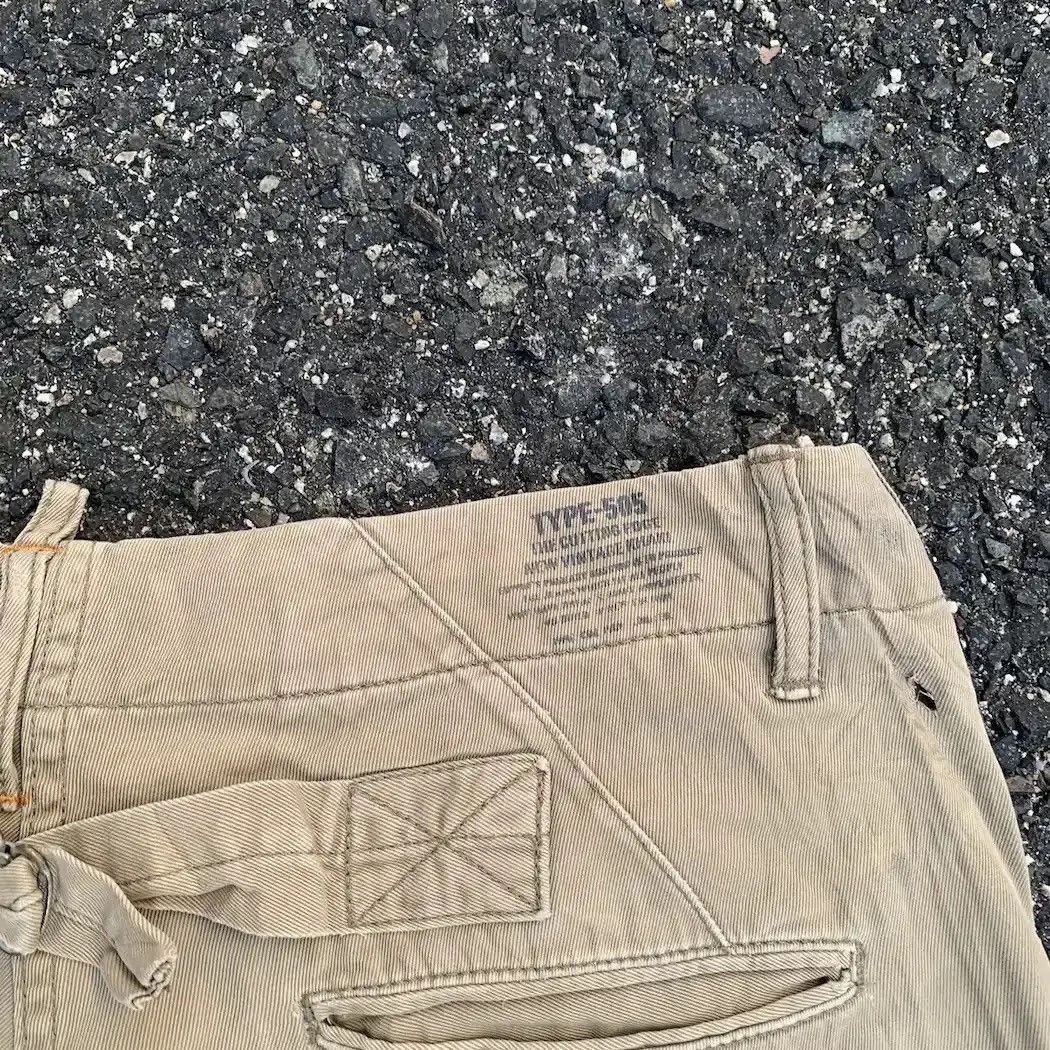 Edwin W31 L32 🔥Vtg Edwin Type 505 Khaki Cinch Back Trousers Pants Size US 31 - 10 Thumbnail
