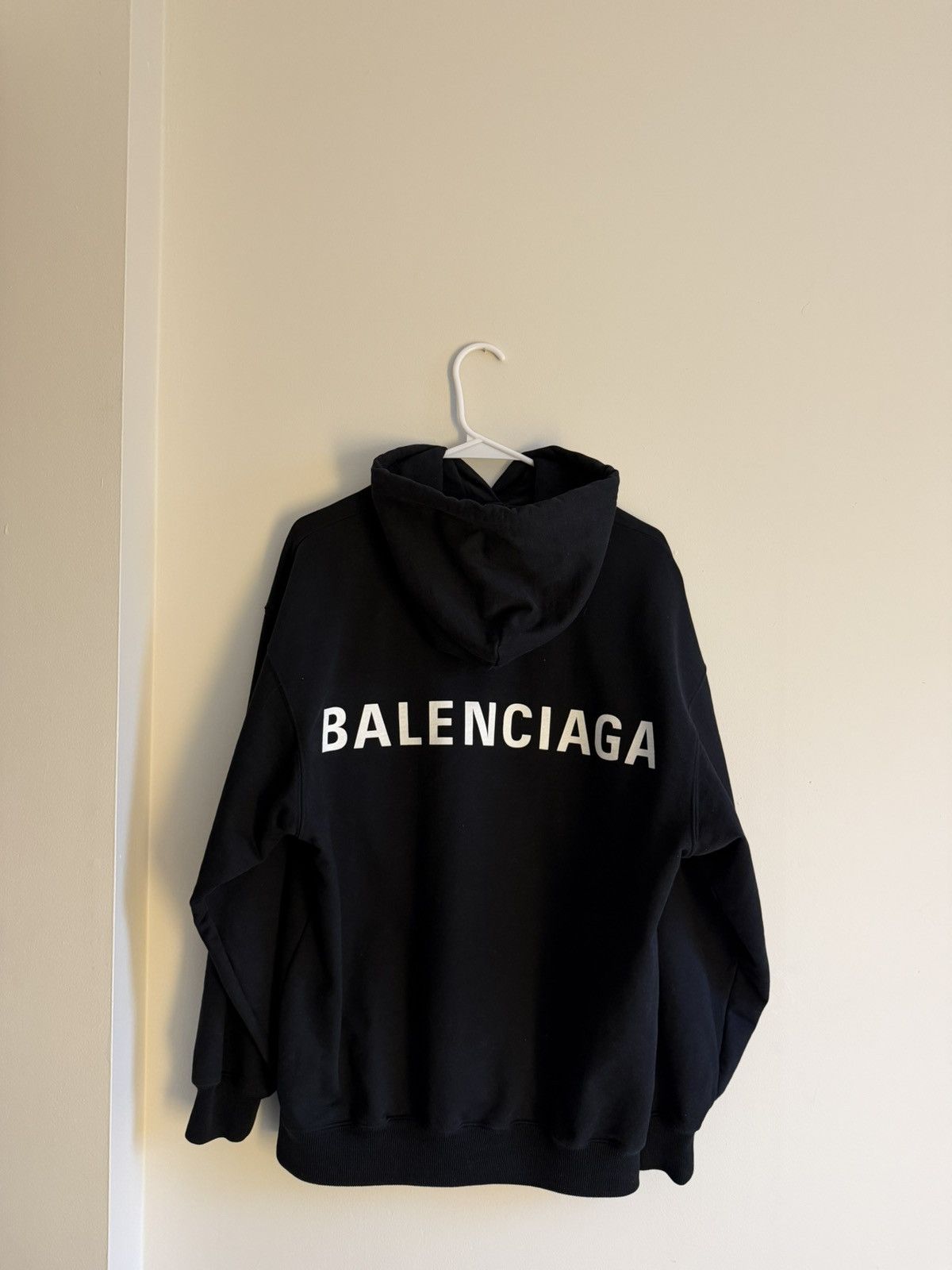 Balenciaga Balenciaga Back Logo Hoodie Size US M / EU 48-50 / 2 - 1 Thumbnail
