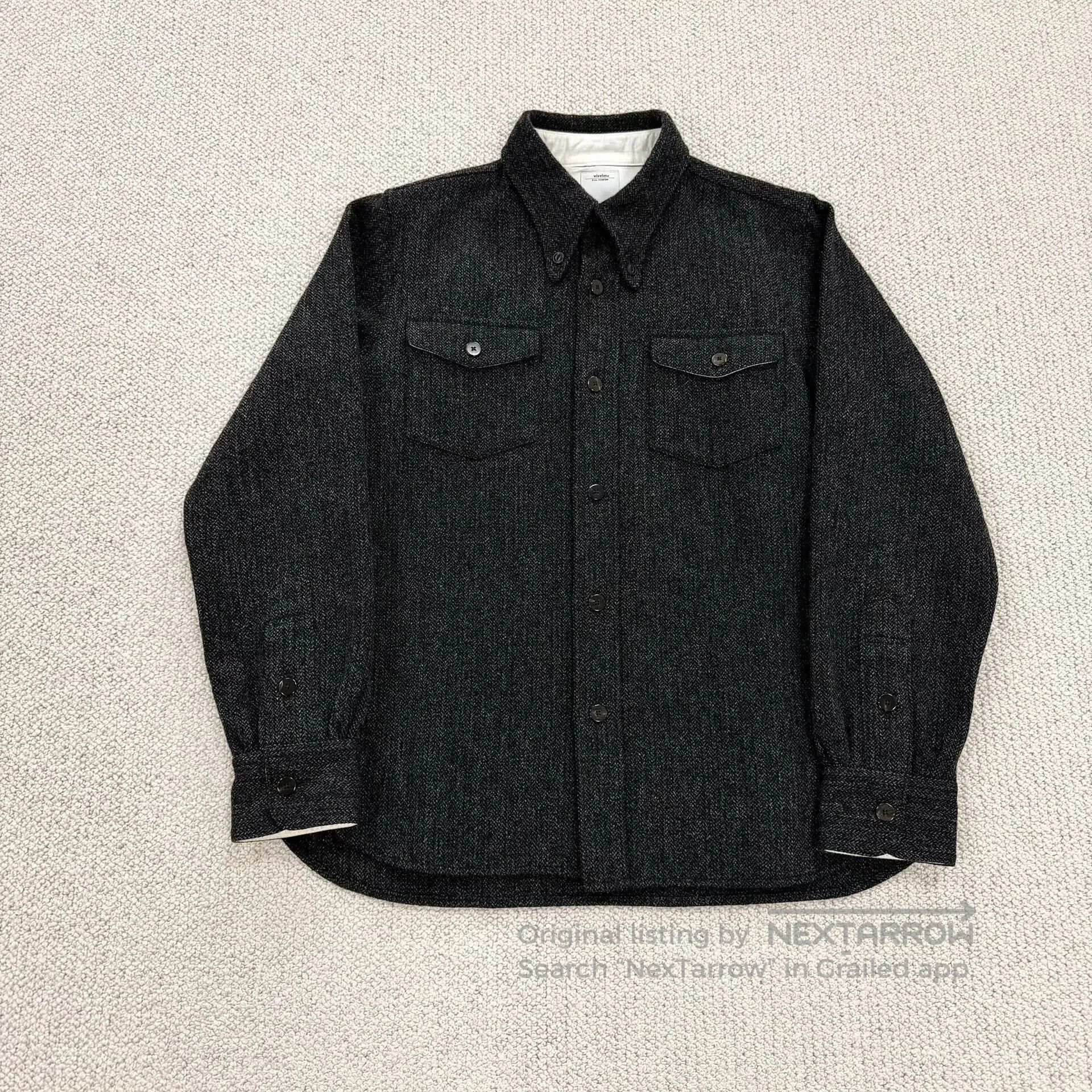 Visvim Wool Tweed Check Jacket.