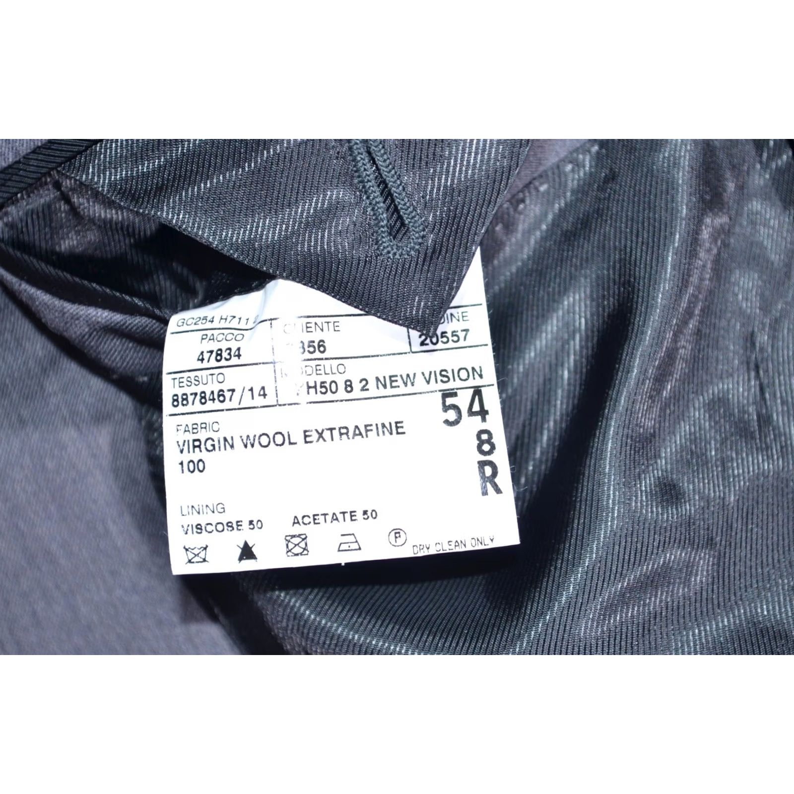 Corneliani Corneliani Blazer Mens Wool Grey 44 Regular Button Single-Breasted 120s Overcoat Vintage No (EU54 UK44 US44) Size 44R - 7 Thumbnail