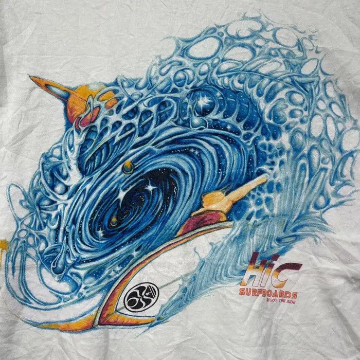 Vintage Vtg HIC SURFBOARDS HAWAII Steve Morgan Tee Shirt Pop Art Size US L / EU 52-54 / 3 - 4 Thumbnail