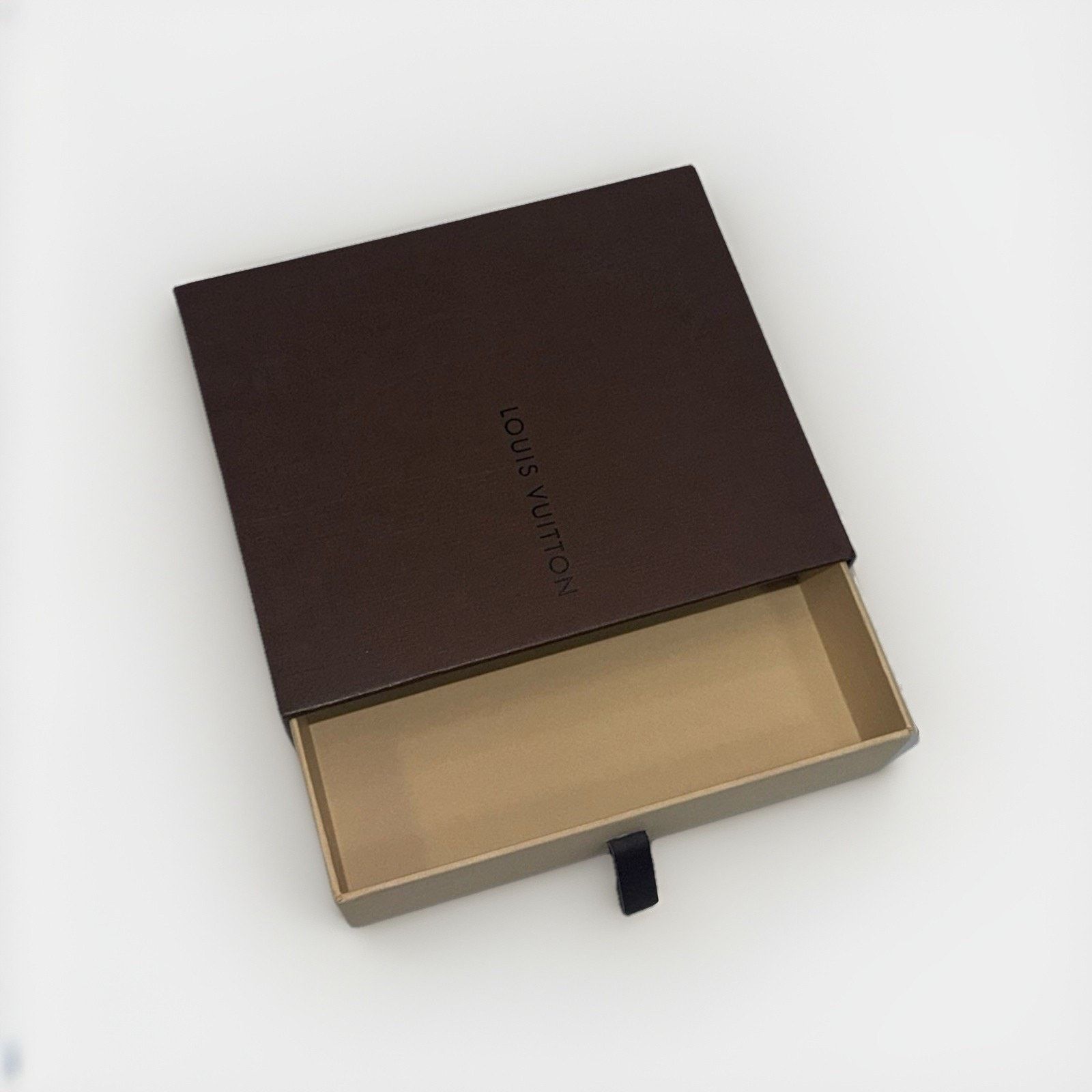 Louis Vuitton Louis Vuitton Drawer Box Vintage Brown Leather Pull Tab Size ONE SIZE - 6 Thumbnail