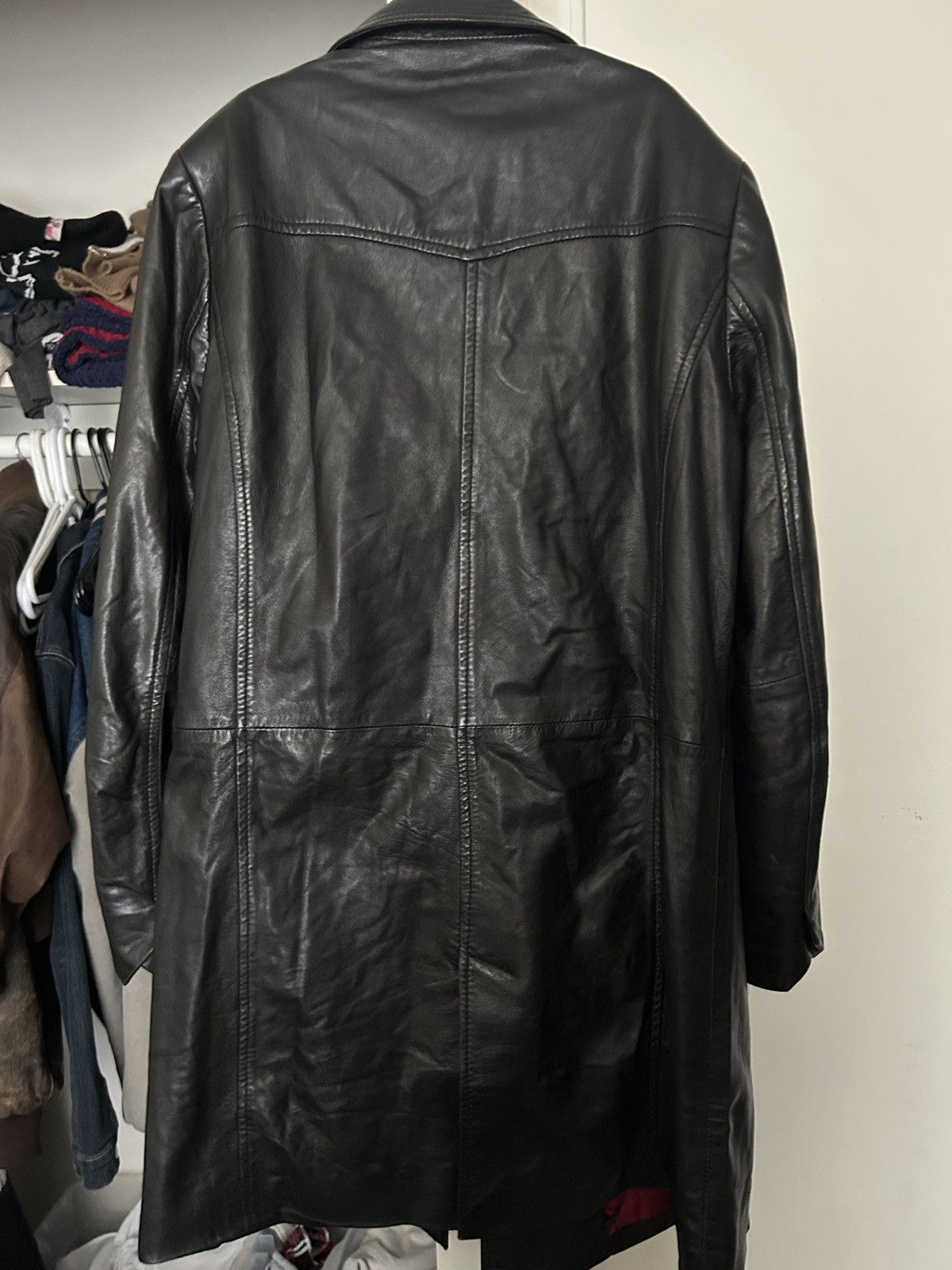 Zadig & Voltaire Zadig & Voltaire XS Black Lamb Leather Trench Coat Size XS / US 0-2 / IT 36-38 - 2 Thumbnail