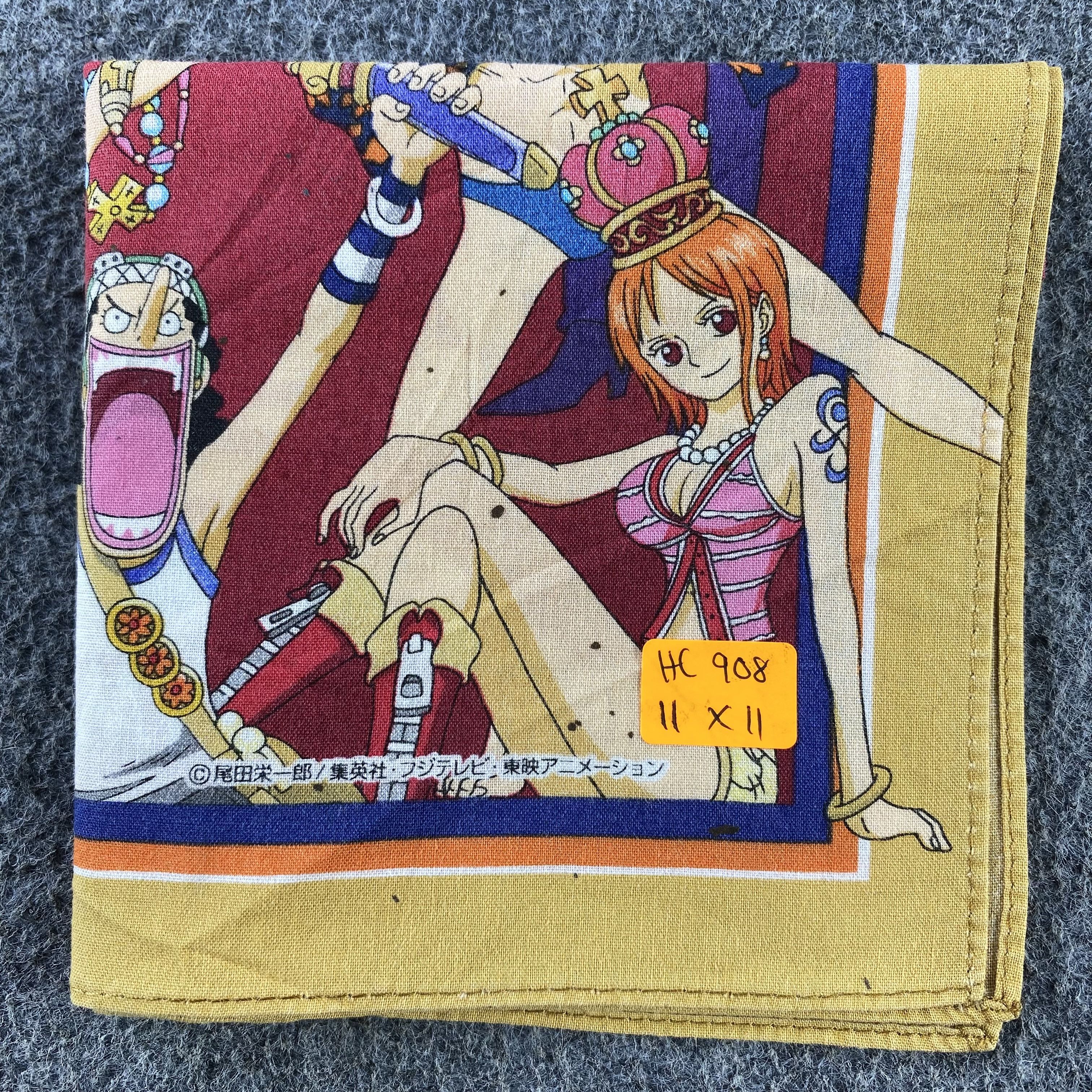 Anime × Japanese Brand One Piece Handkerchief/Neckerchief/Bandana HC908 Size ONE SIZE - 6 Thumbnail