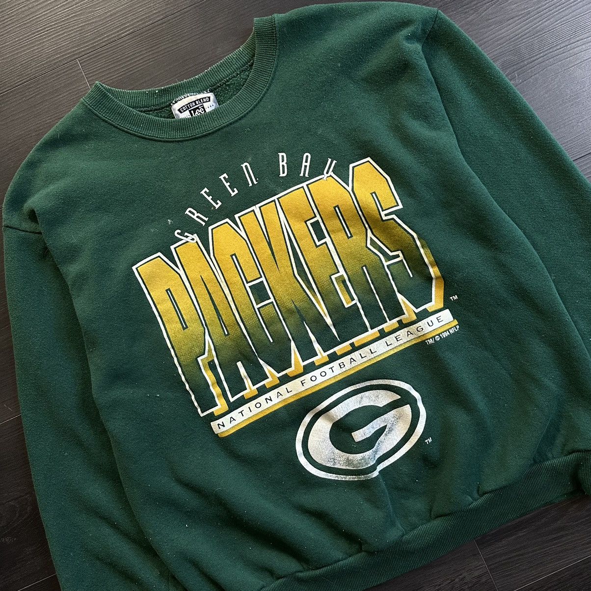 Vintage Vintage 90s Green Bay Packers Wisconsin Football Crewneck Size US L / EU 52-54 / 3 - 3 Thumbnail