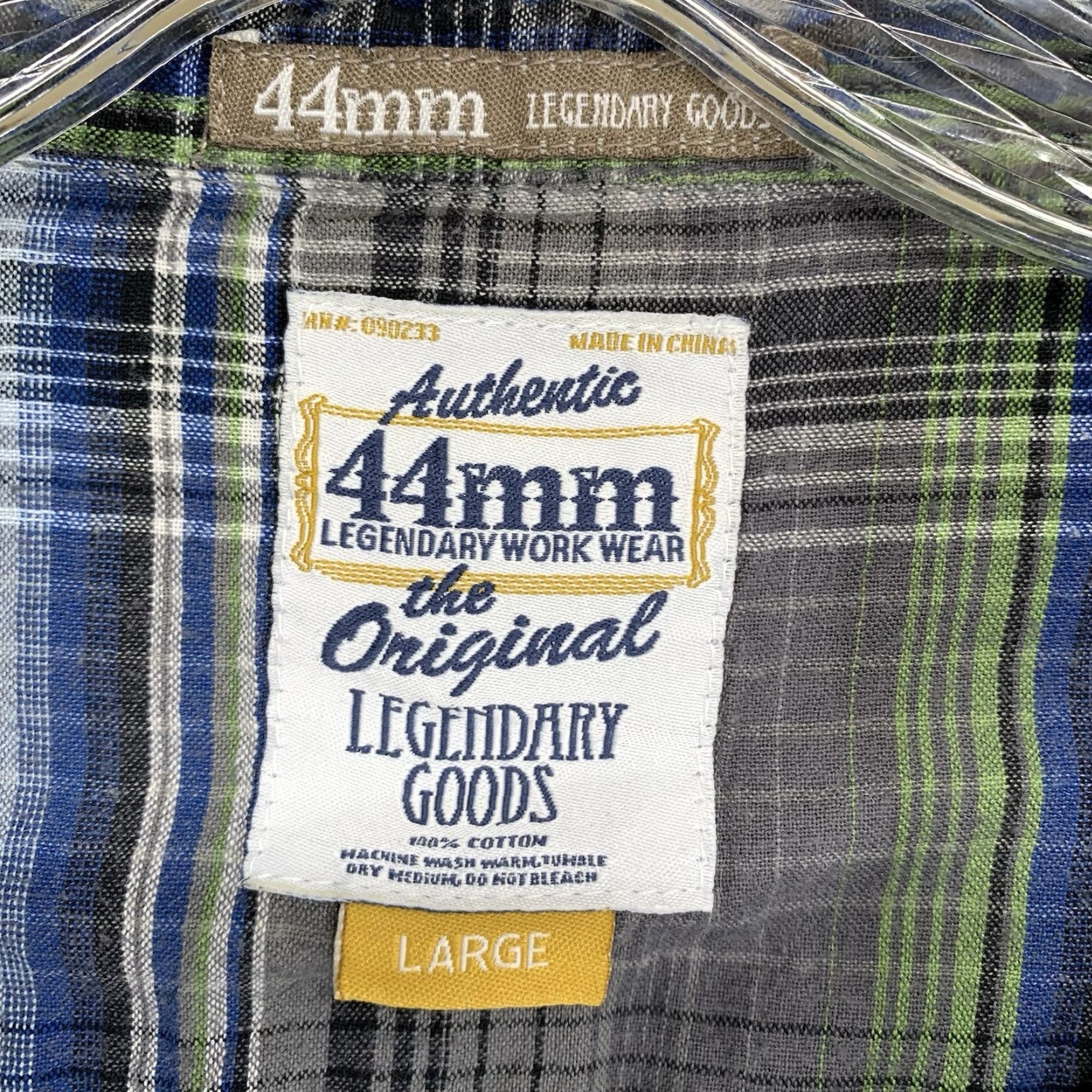 Vintage VINTAGE 44mm Legendary Work Wear Western Shirt Men Large Plaid Cotton Pearl Snap Cowboy Casual Formal Size US L / EU 52-54 / 3 - 4 Thumbnail