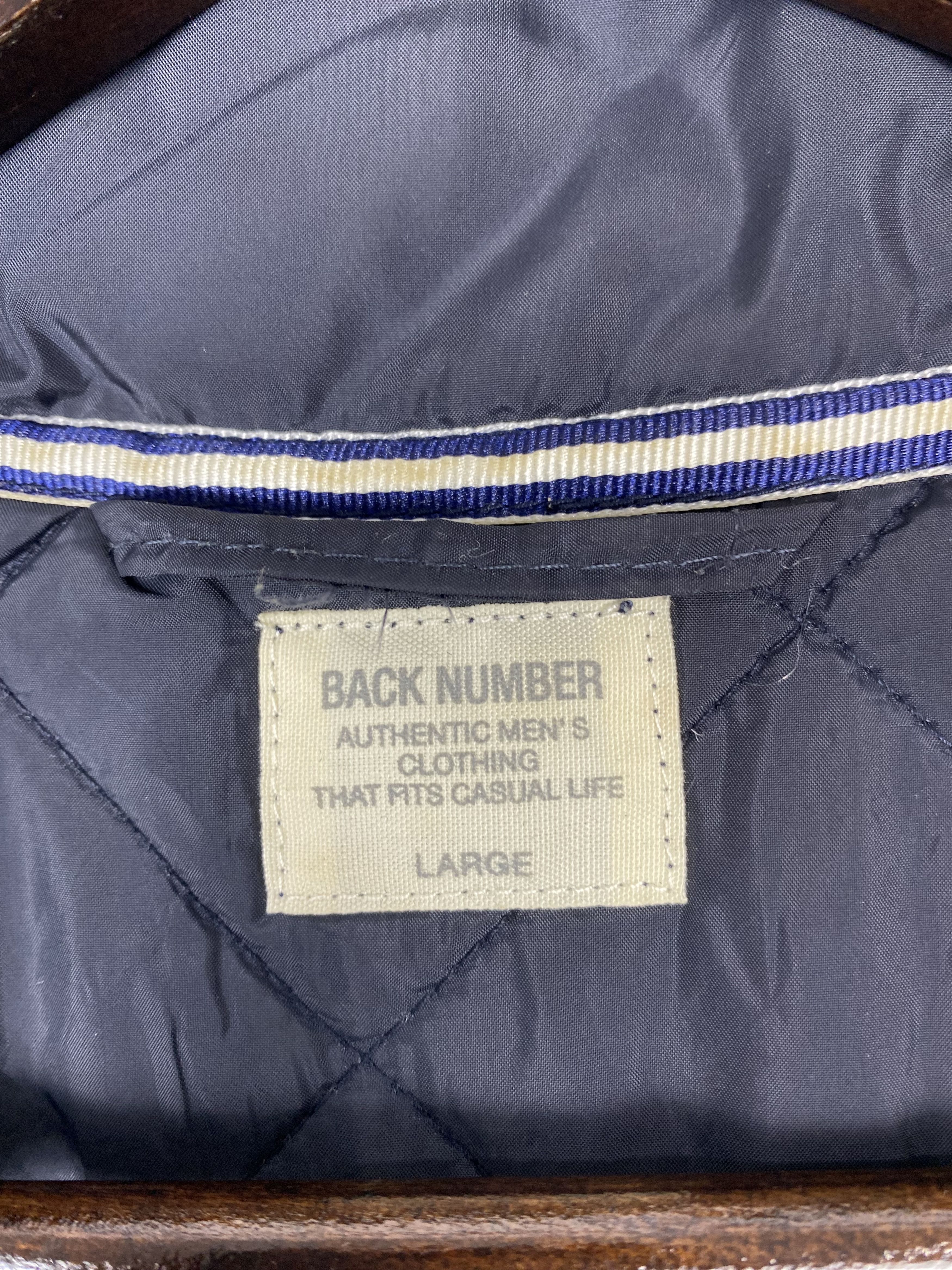 Japanese Brand Vintage Back Number Quilted Lining Velvet Vest Size US L / EU 52-54 / 3 - 8 Thumbnail