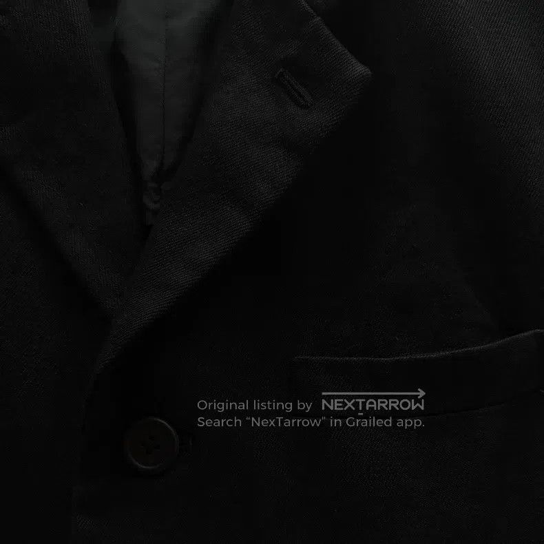 Yohji Yamamoto Yohji Yamamoto 2000AW Wool Linen Blazer jacket Size US L / EU 52-54 / 3 - 4 Thumbnail
