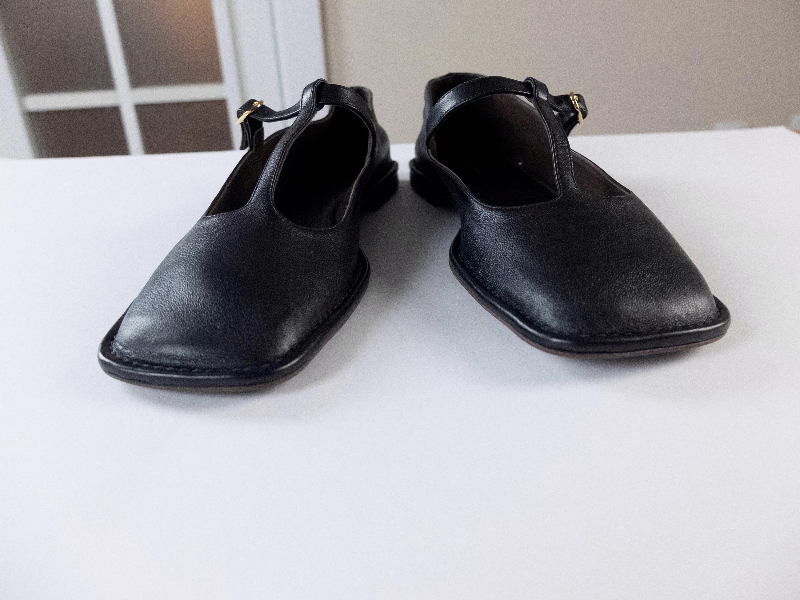 The Row THE ROW black square toe t-strap leather ballet flats 10 40 Size US 10 / IT 40 - 8 Thumbnail