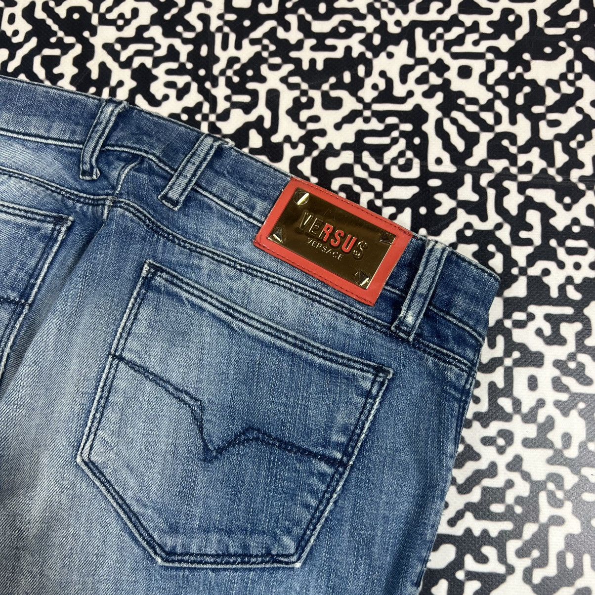Versus Versace Vintage Y2K Versace Versus Luxury Casual Jeans 90s Style Size 28" / US 6 / IT 42 - 10 Thumbnail