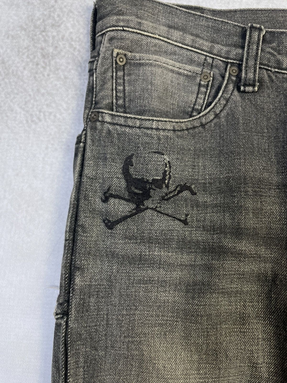 Undercover Undercover AW05 Skull Boro Denim Size US 31 - 2 Thumbnail