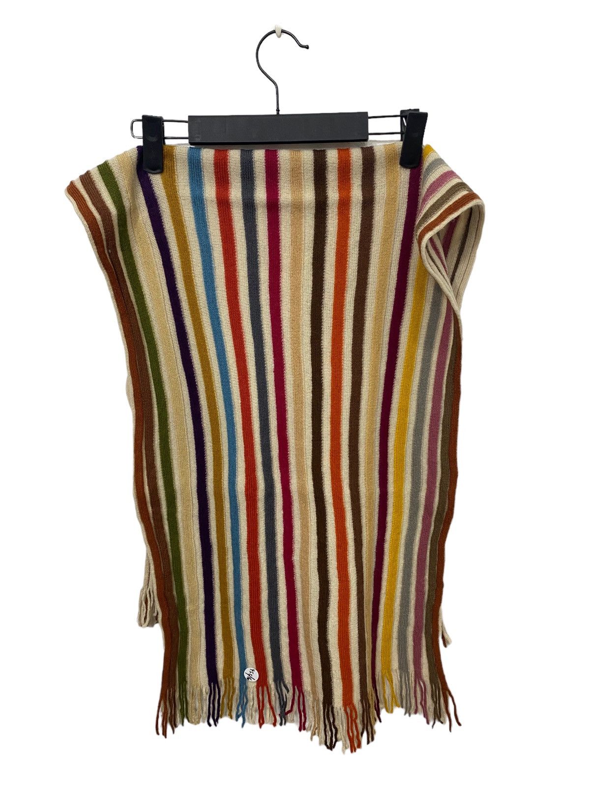VINTAGE Multicolor stripes Muffler scarf