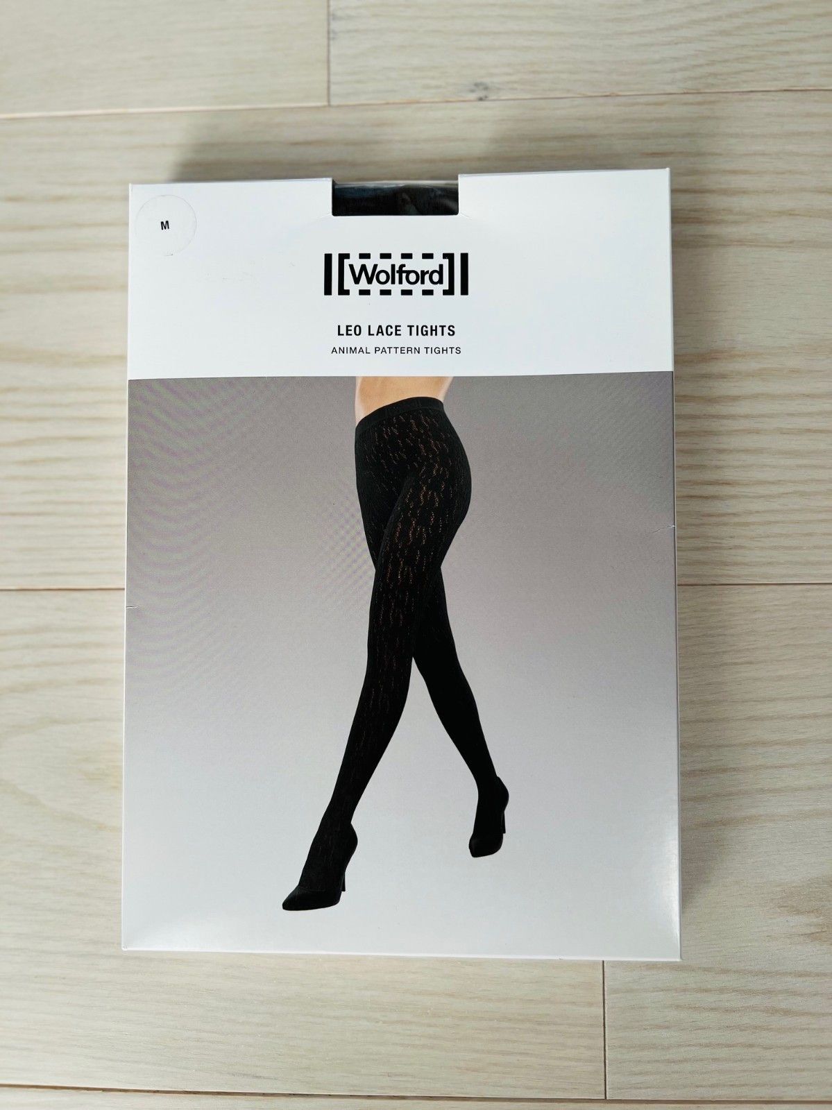 Wolford Wolford 19100 Leo Lace Tights Animal Pattern in Umber ( XS ) Size 24" / US 00 / IT 34 - 1 Thumbnail