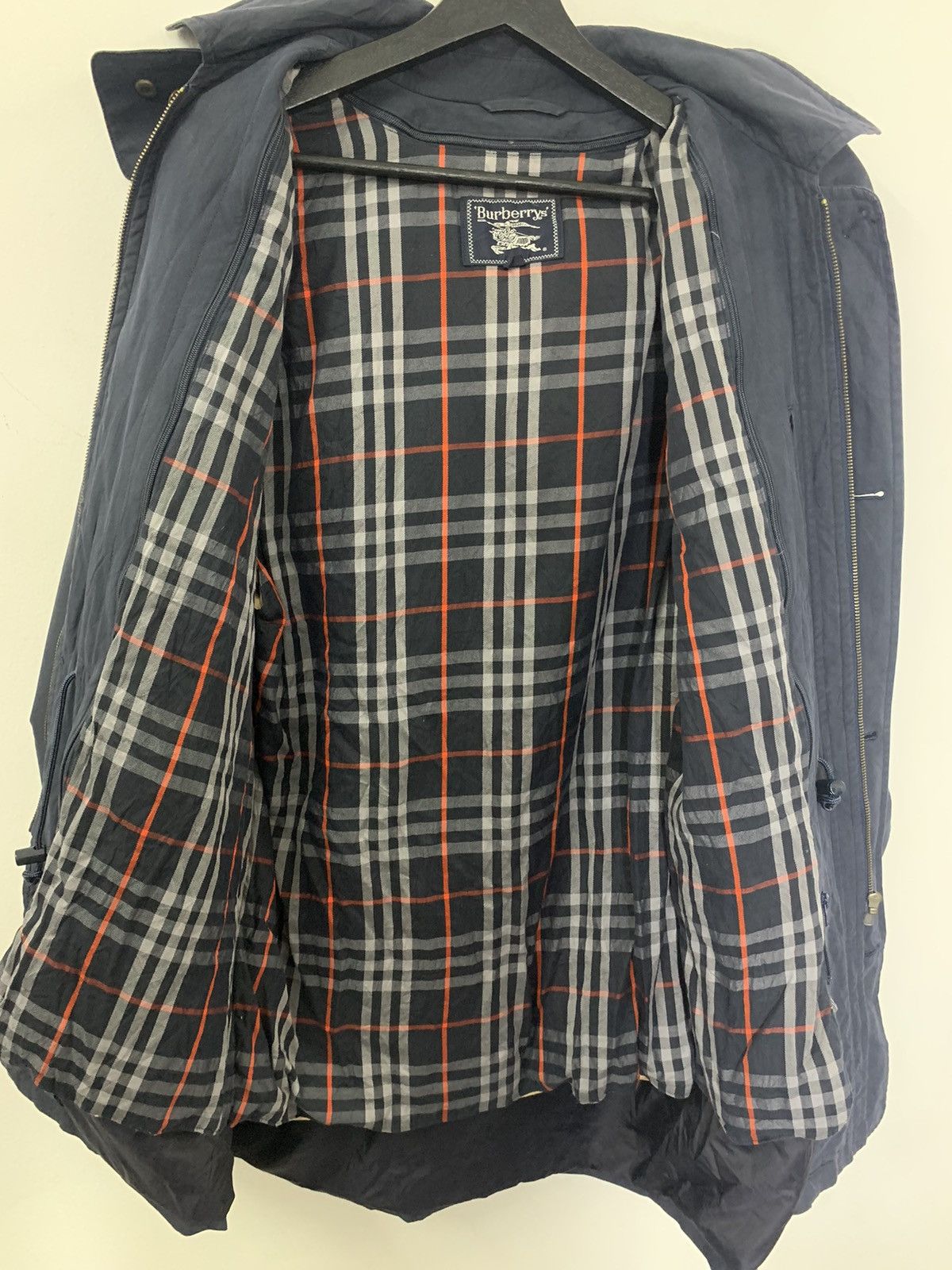 Burberry × Burberry Prorsum Vintage BURBERRY Beat Check Hoodie Parka Size US XL / EU 56 / 4 - 6 Thumbnail